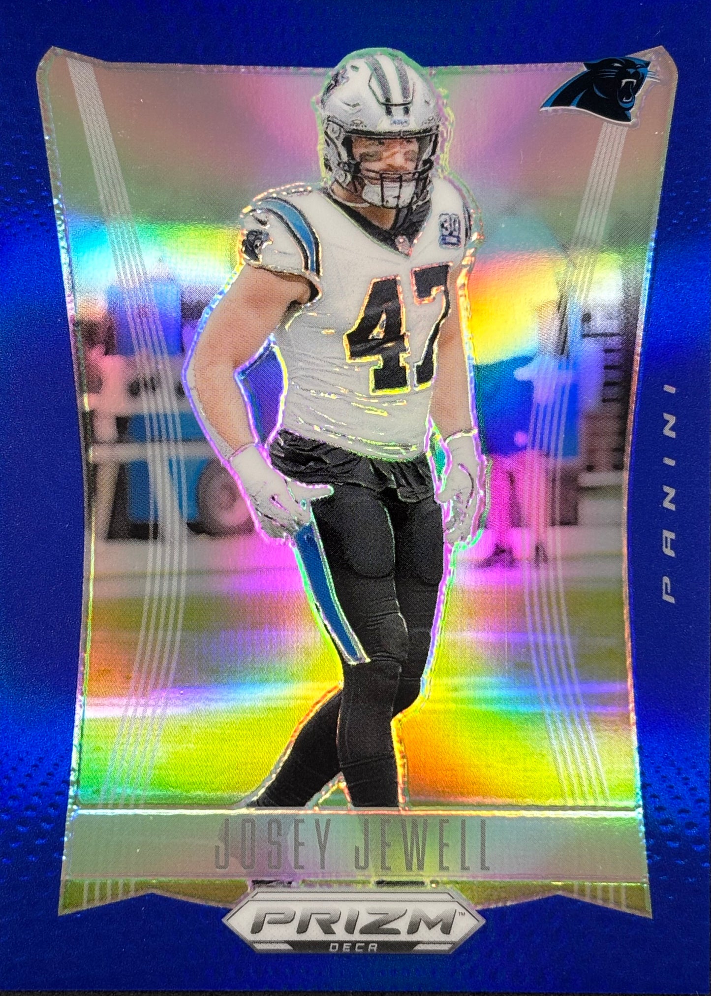Josey Jewell Prizm Deca Blue /149 Panthers