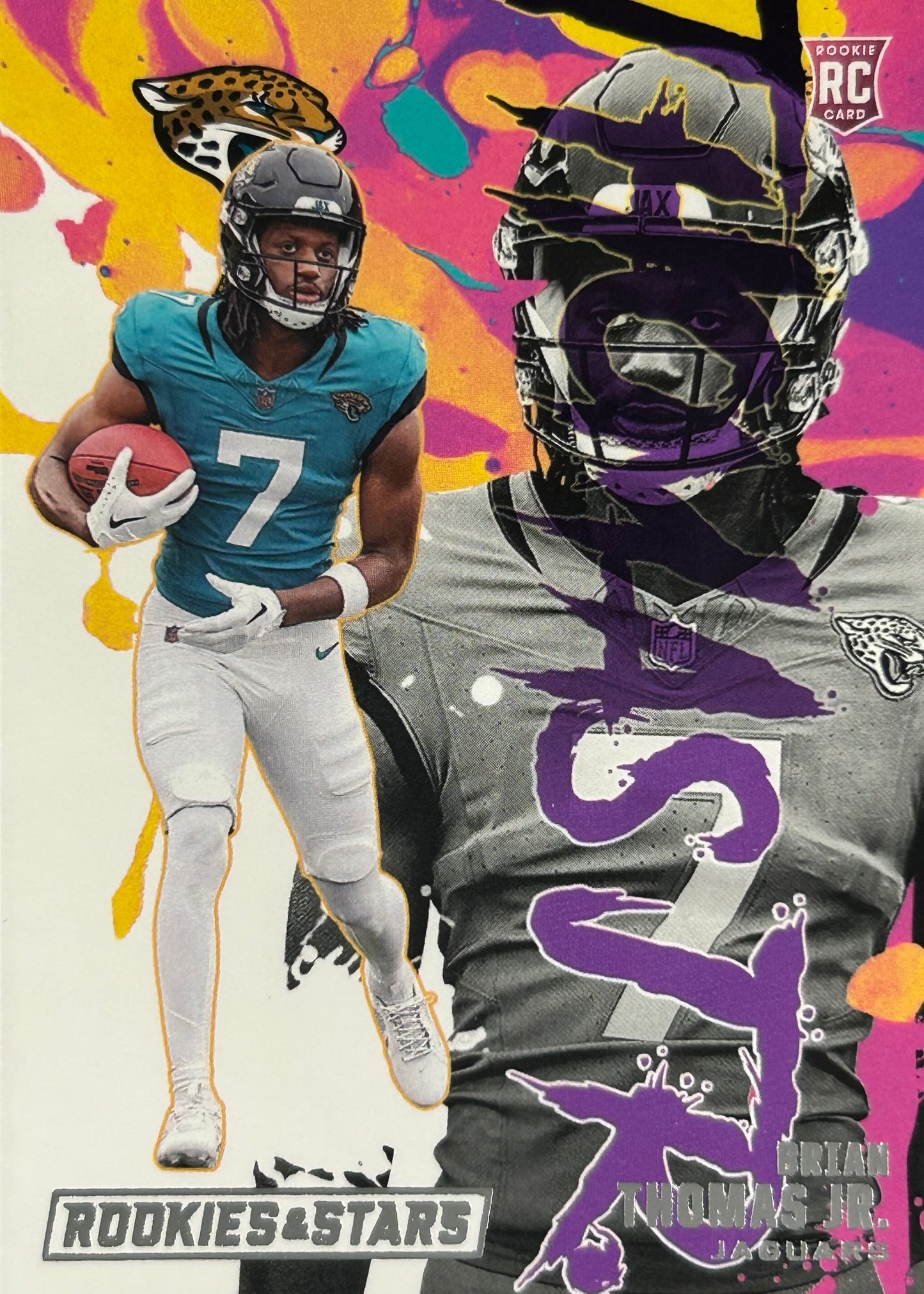 Brian Thomas Jr. Exclusive Rookie Jaguars Sports Card