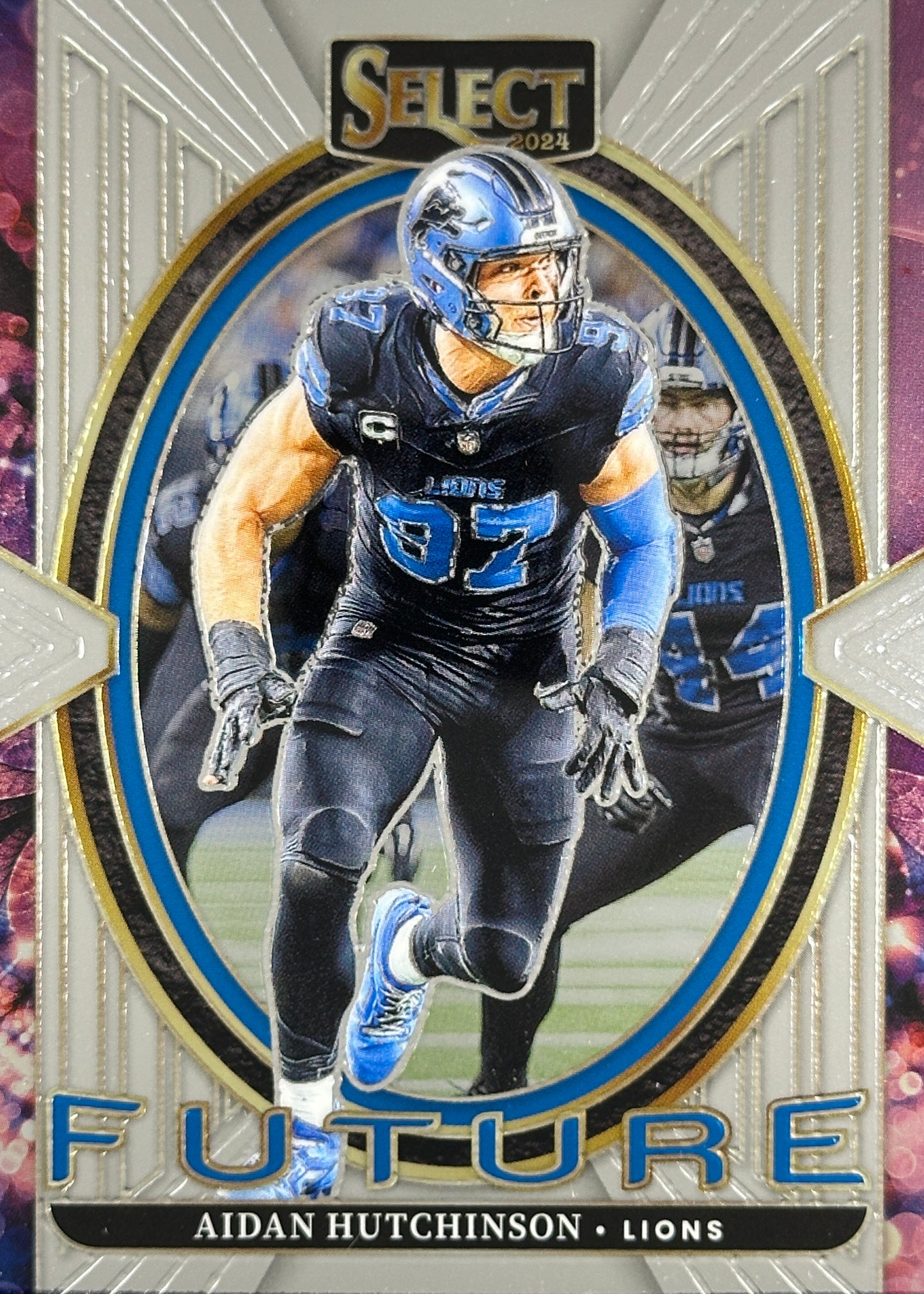 Aidan Hutchinson Select Future Lions Sports Card
