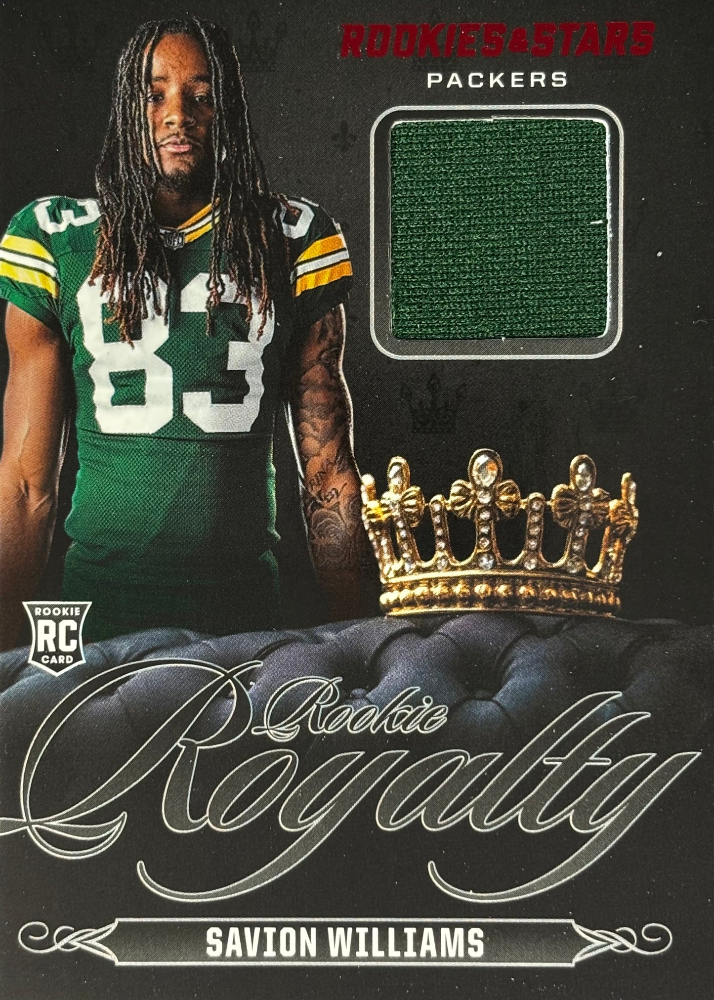 Savion Williams Rookie Royalty Patch Packers