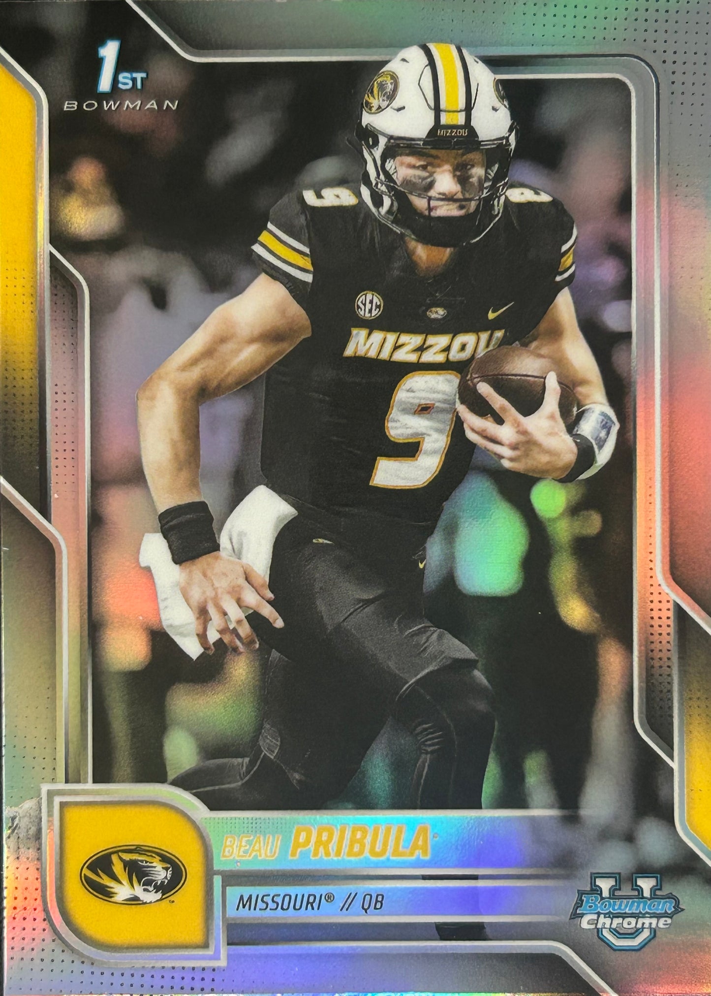 Beau Pribula Bowman U Chrome Refractor 1st
