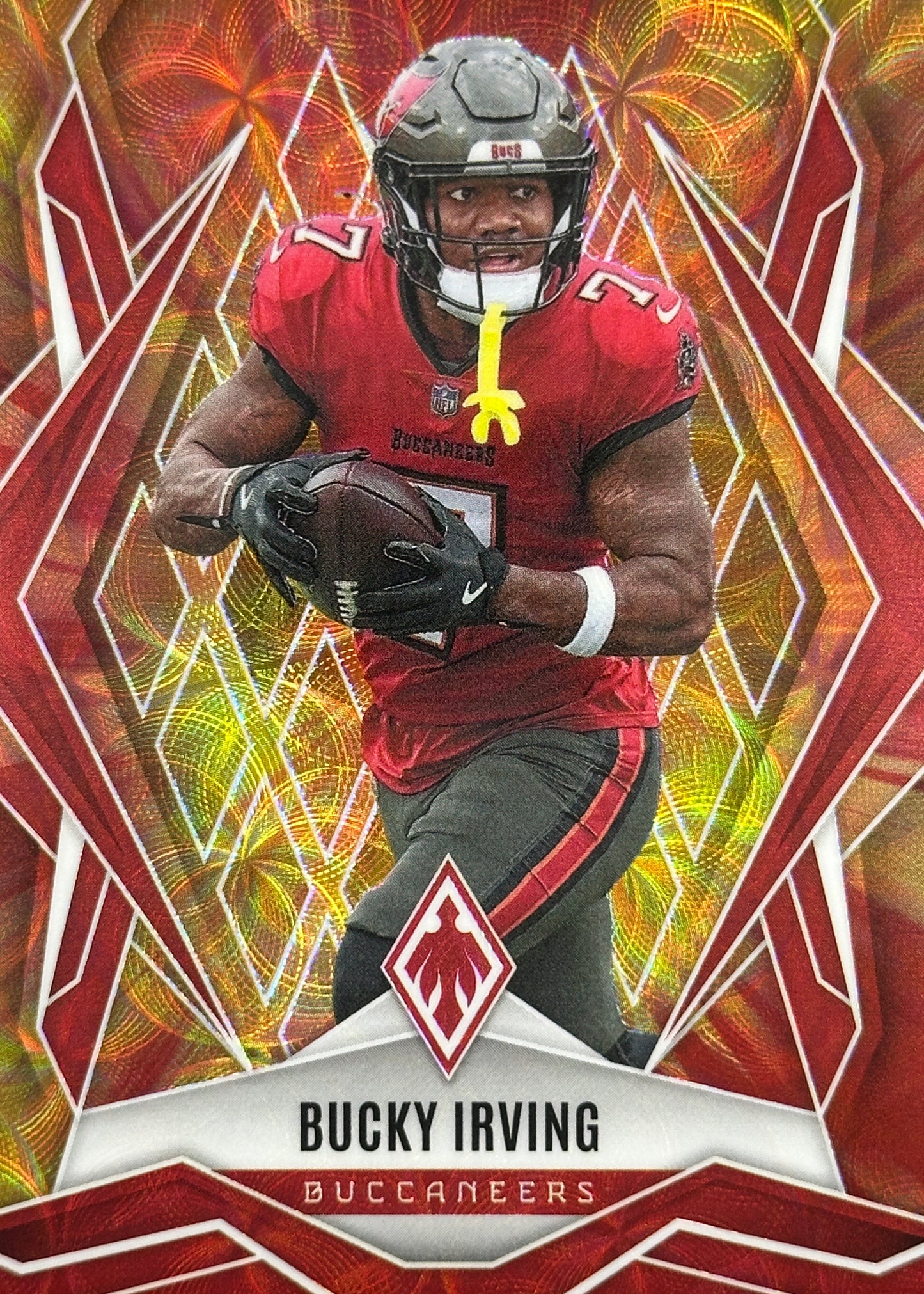 Bucky Irving Phoenix Fire Burst /350 Tampa Bay Buccaneers