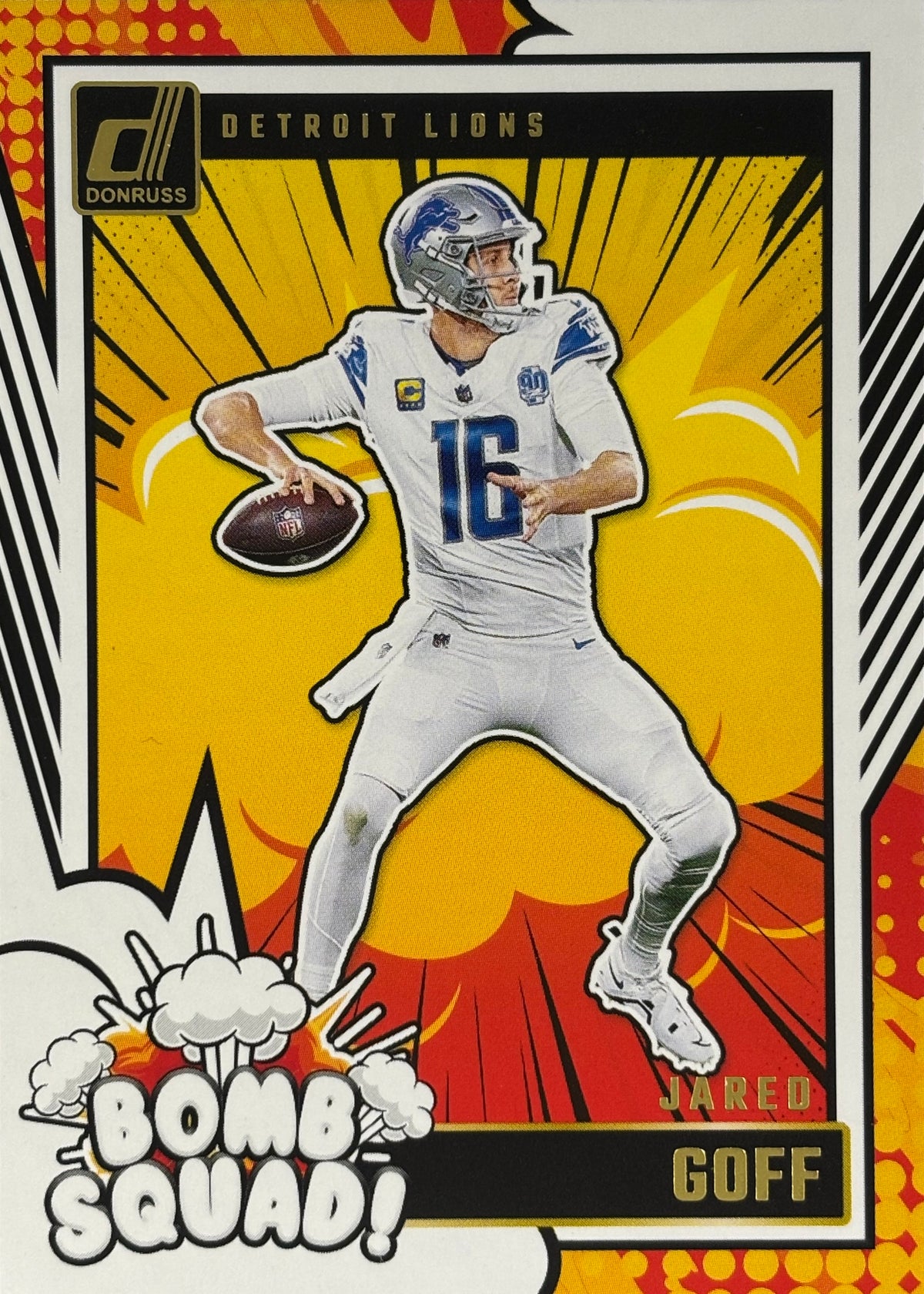 Jared Goff Bomb Squad Lions Sports Card
