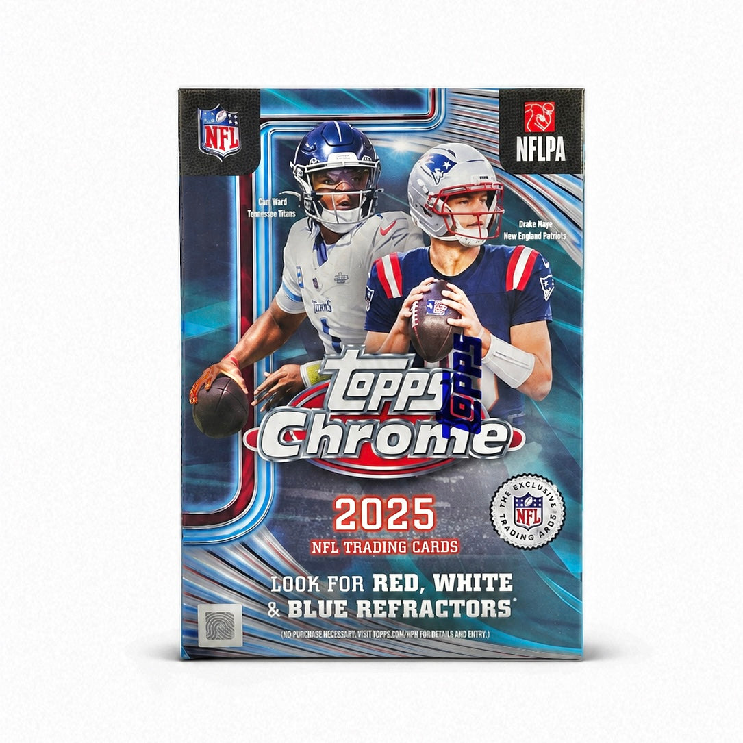 2025 Topps Chrome Football Blaster Box – Wayne Collection