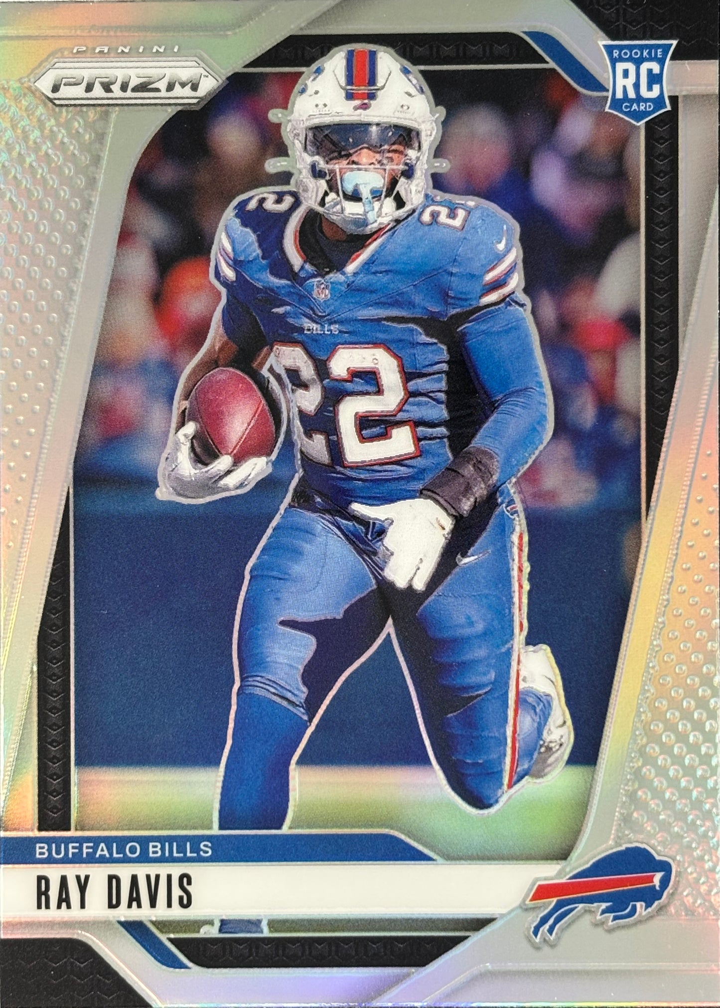 Ray Davis Prizm Silver Rookie Bills