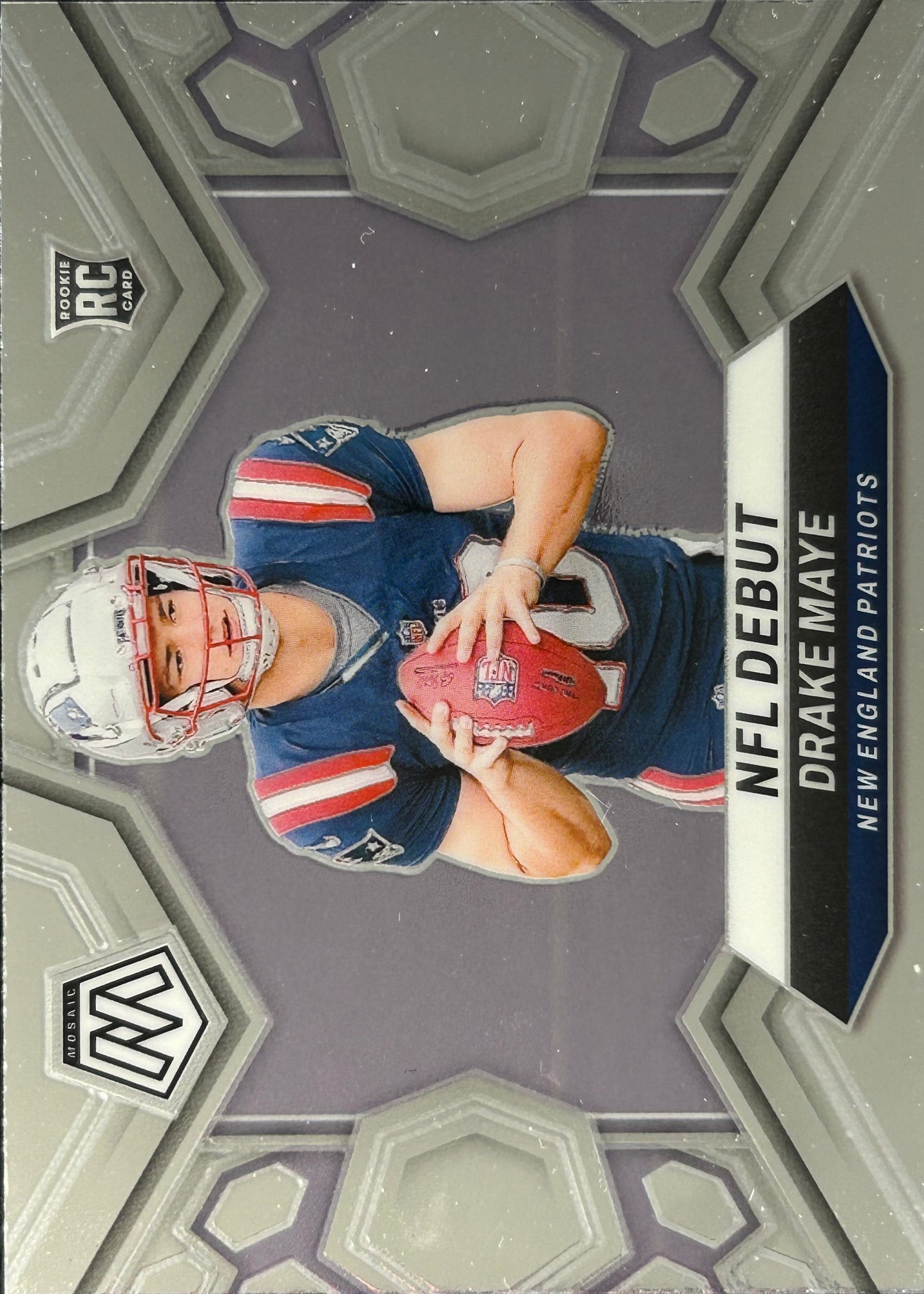 Drake Maye Mosaic NFL Debut Rookie Patriots