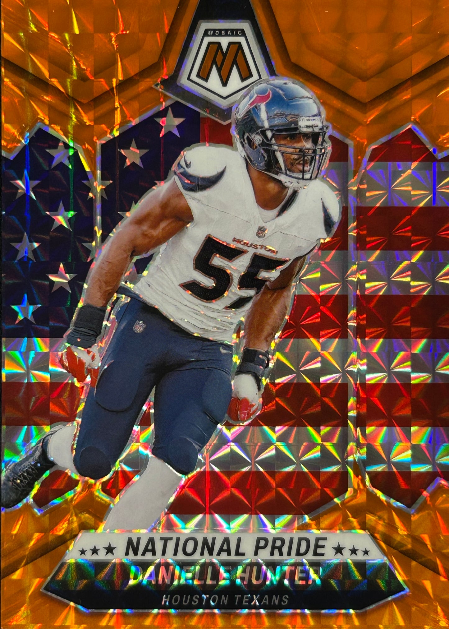 Danielle Hunter Mosaic National Orange /199 Texans