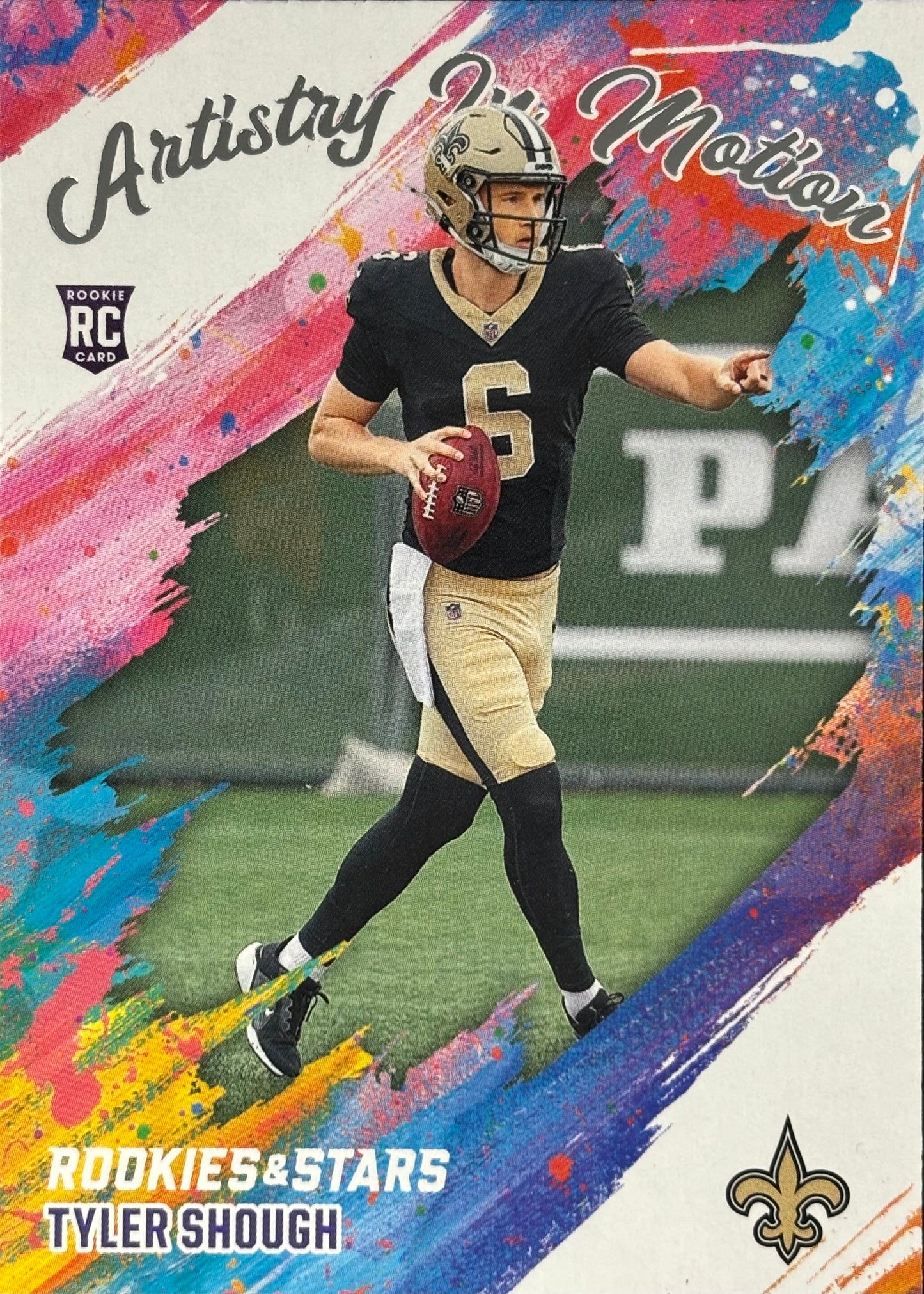Tyler Shough Artistry in Motion Rookie Saints