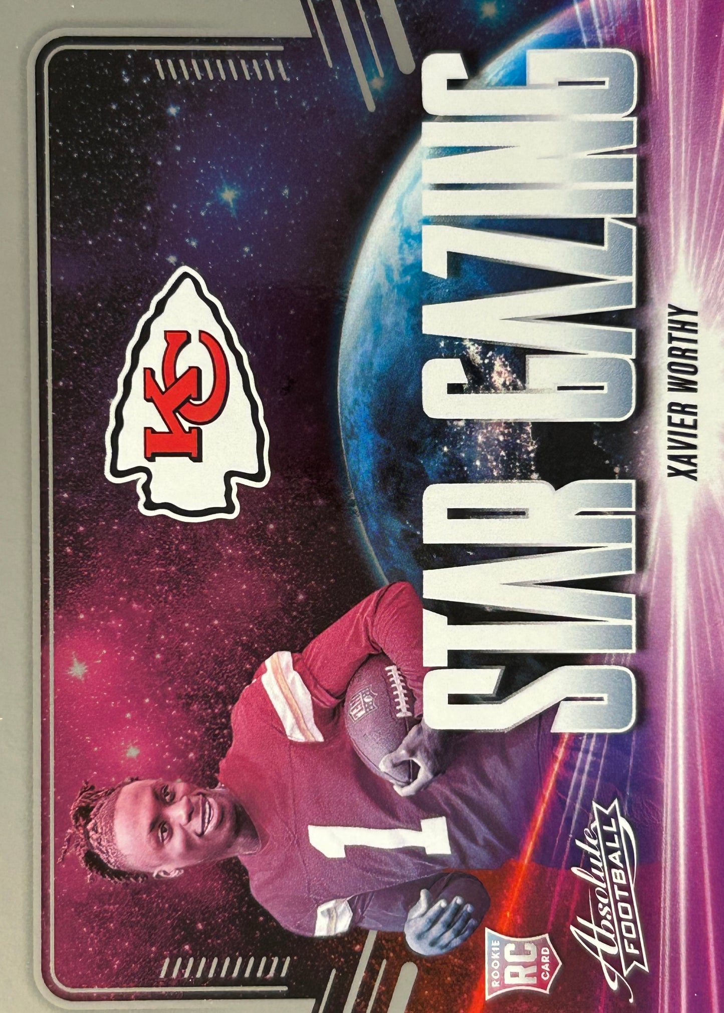 Xavier Worthy Star Gazing Rookie Chiefs