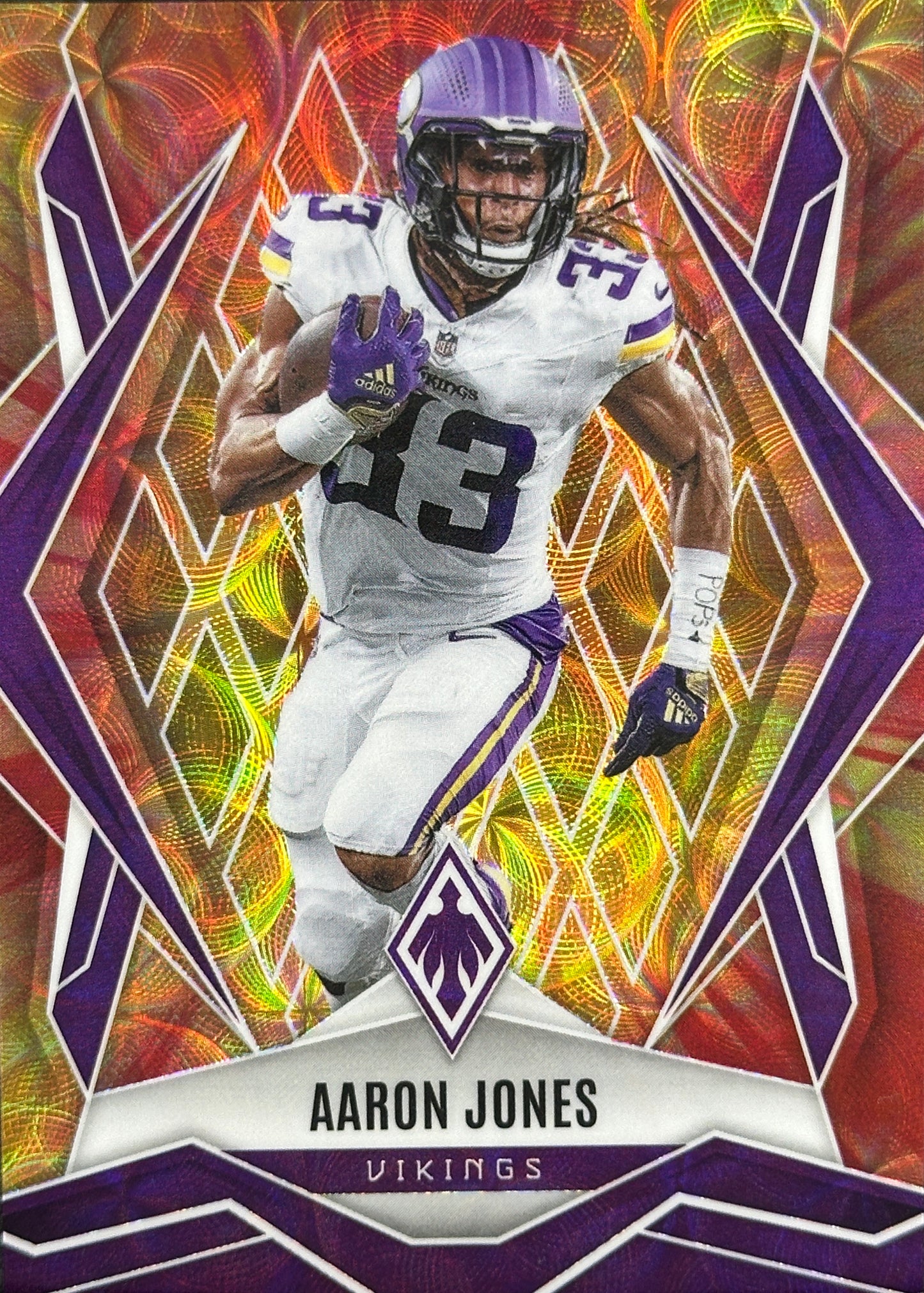 Aaron Jones Phoenix Fire Burst /350 Minnesota Vikings