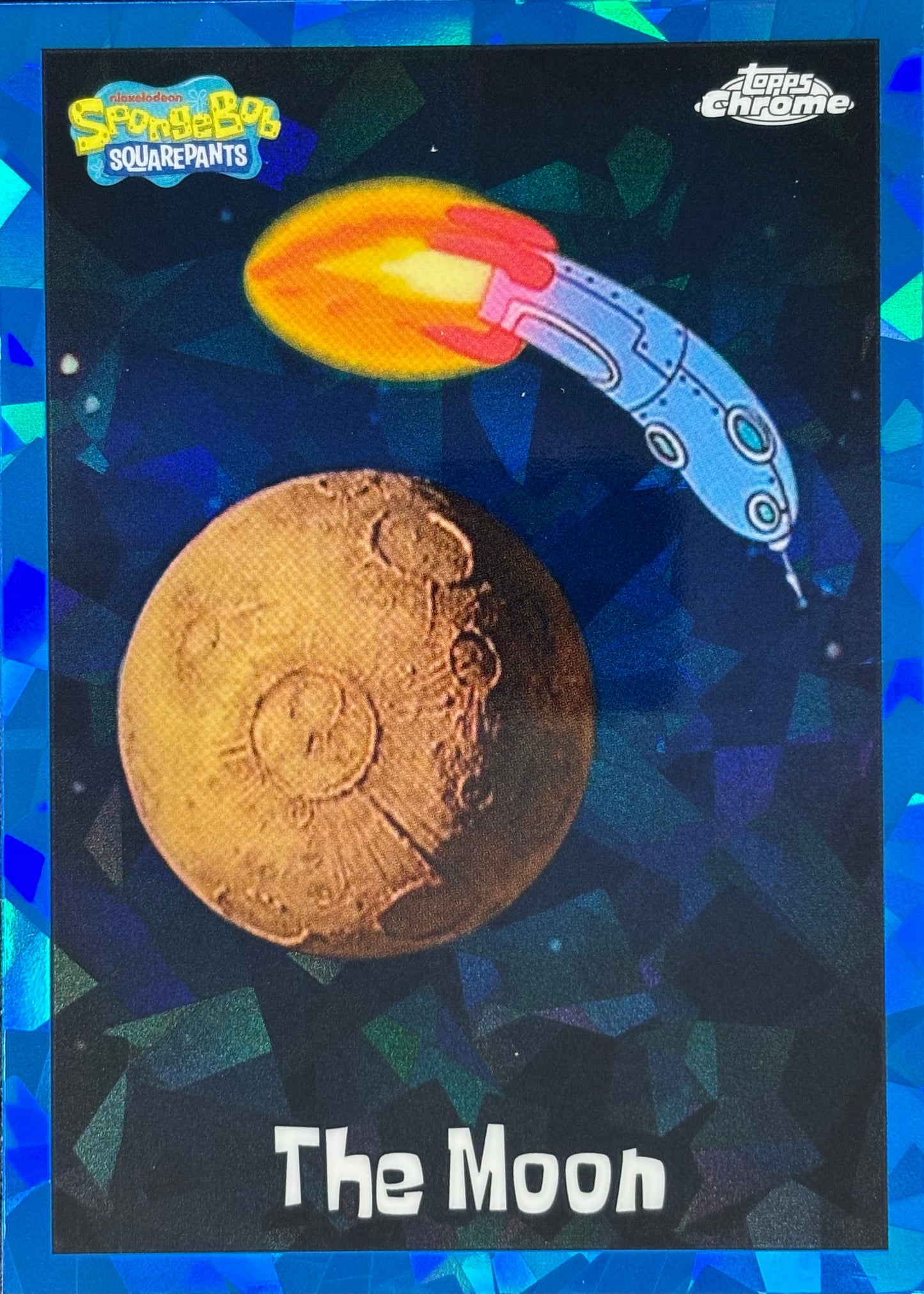 The Moon Sapphire Topps Chrome SpongeBob