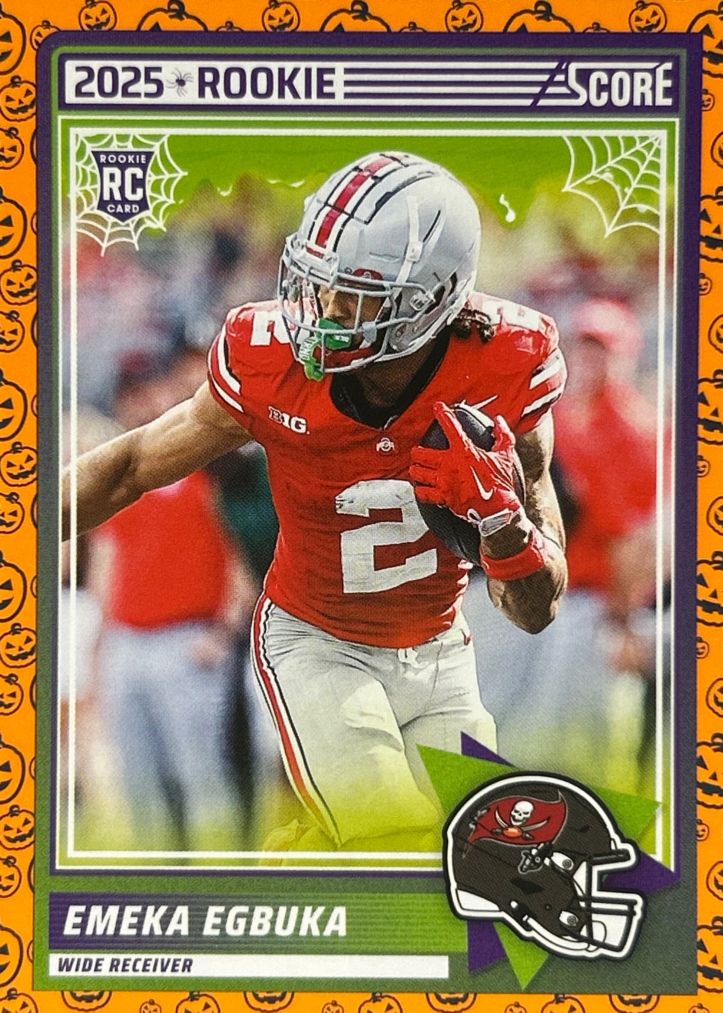 Emeka Egbuka Score-A-Treat Pumpkins Rookie Buccaneers
