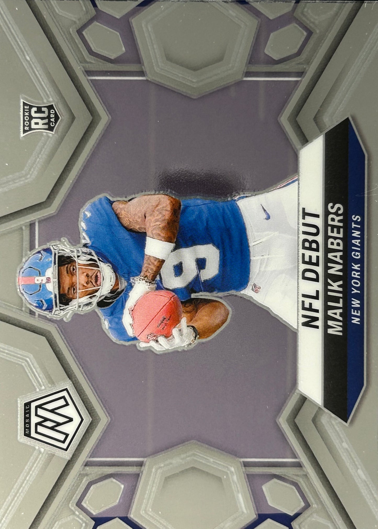 Malik Nabers Mosaic NFL Debut Giants