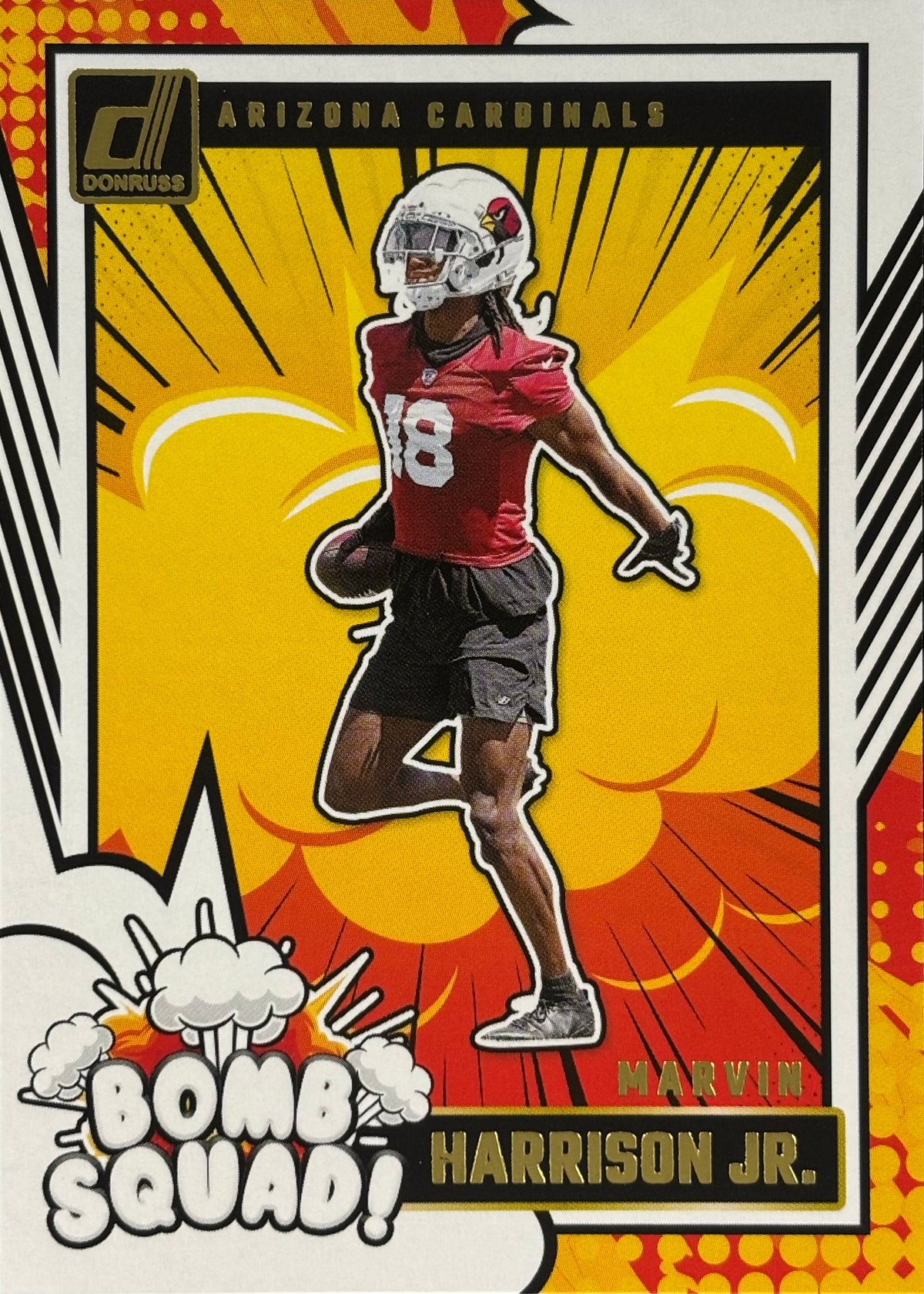 Marvin Harrison Jr. Bomb Squad Rookie Cardinals Sports Card