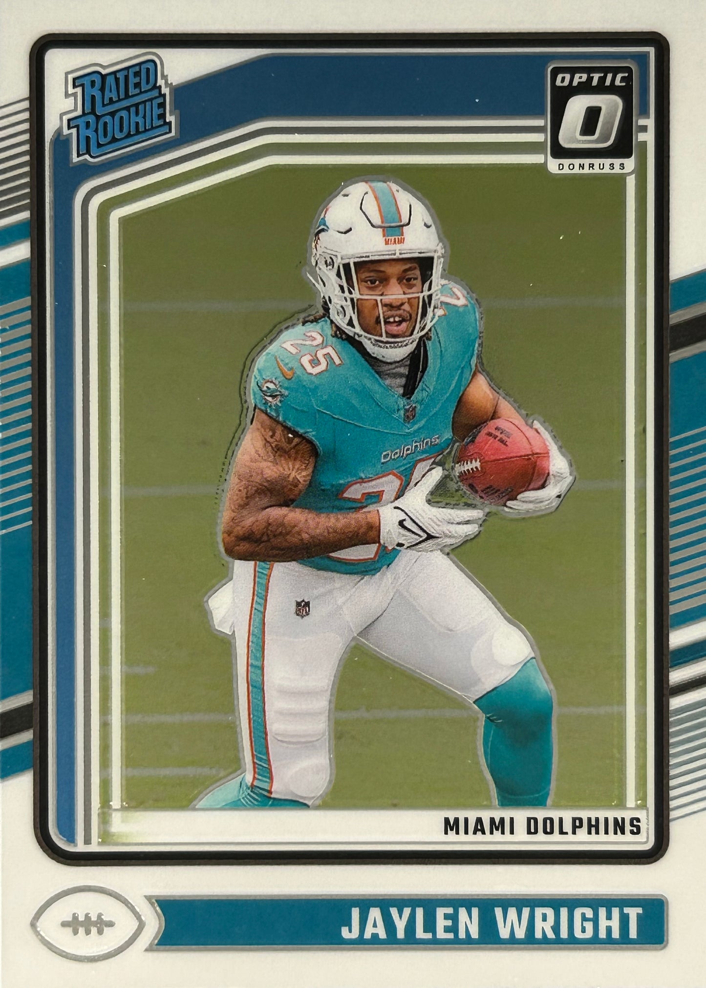 Jaylen Wright Optic Rated Rookie Dolphins