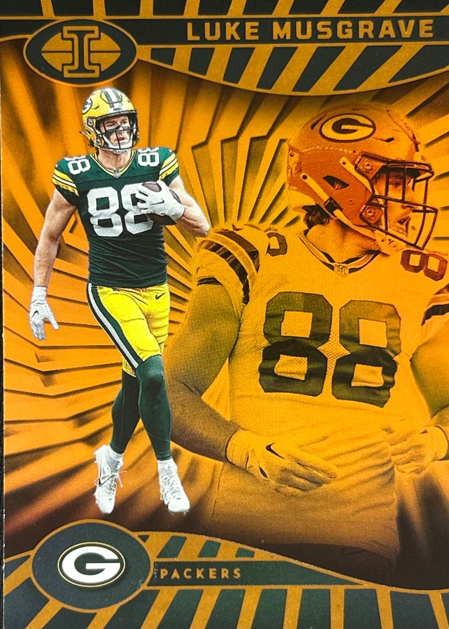 Luke Musgrave Illusions Orange Rookie Packers