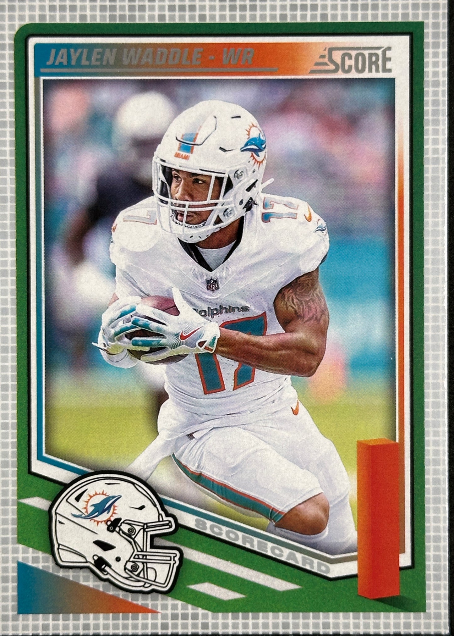 Jaylen Waddle Scorecard Score Dolphins