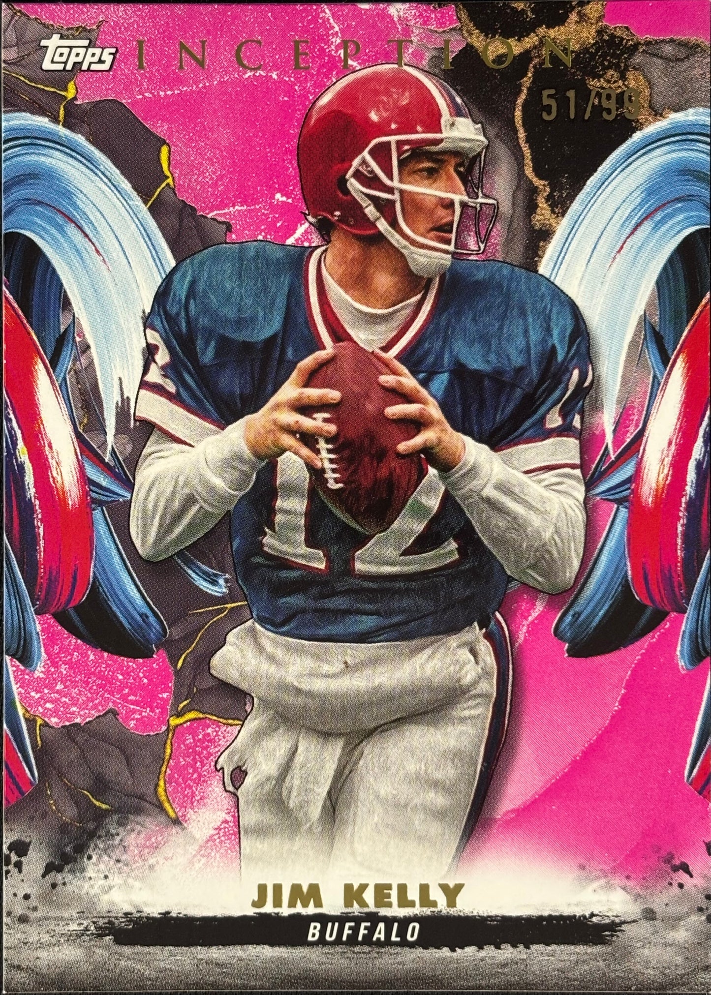 Jim Kelly Inception Pink /99 Bills
