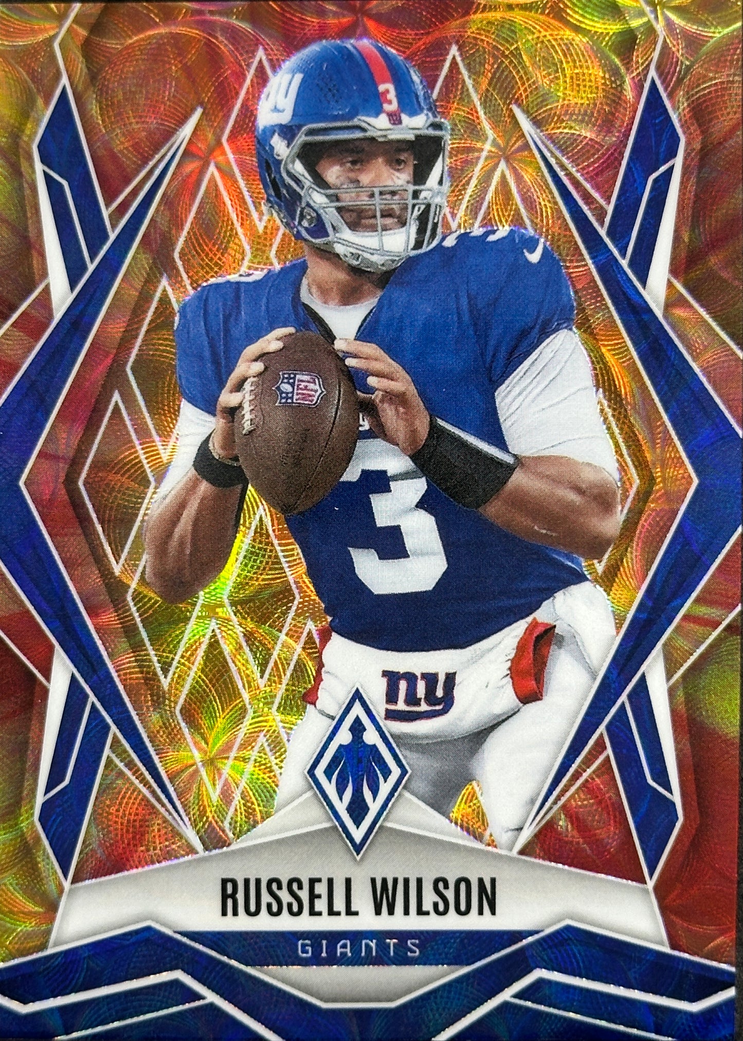 Russell Wilson Phoenix Fire Burst /350 New York Giants
