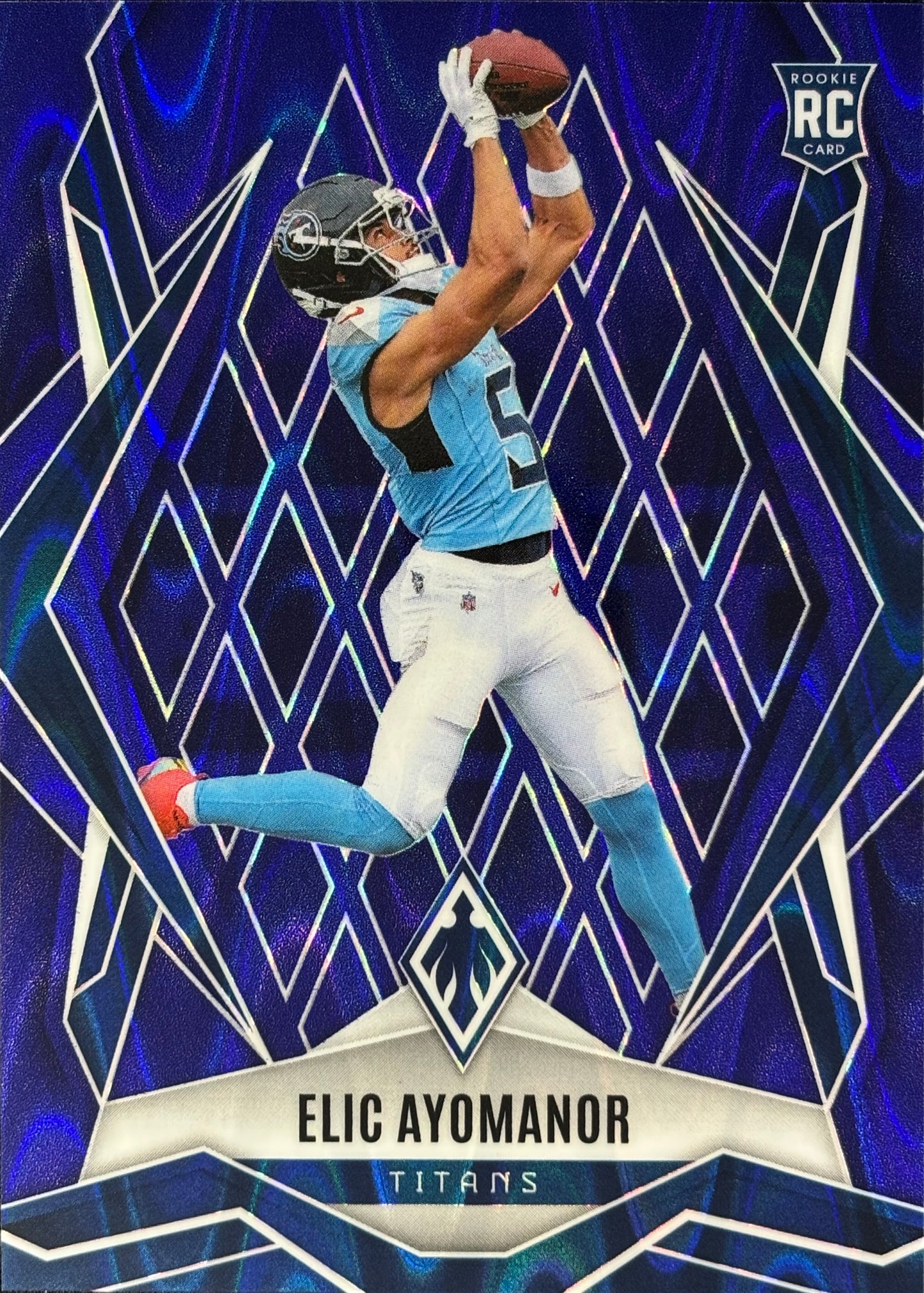 Elic Ayomanor Phoenix Blue /35 Rookie Titans