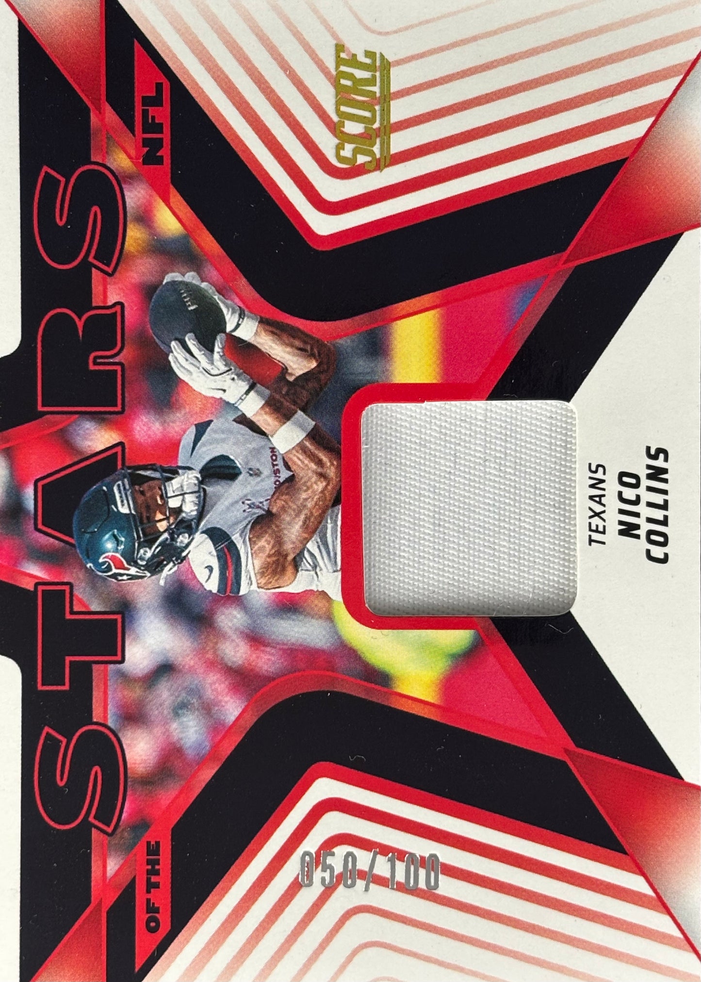 Nico Collins Stars of the NFL Patch /100 Texans