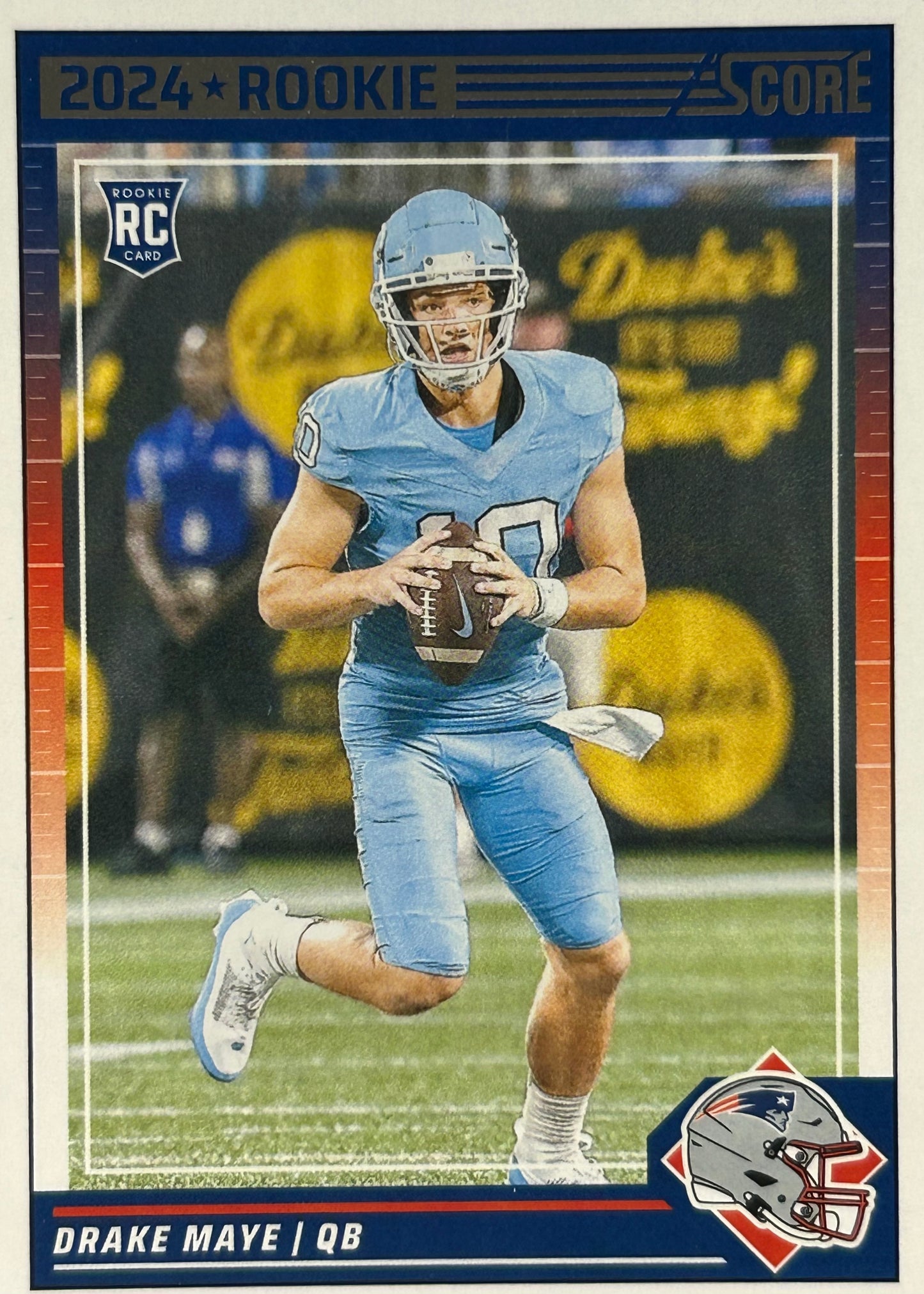 Drake Maye Score Rookie Patriots Sports Card