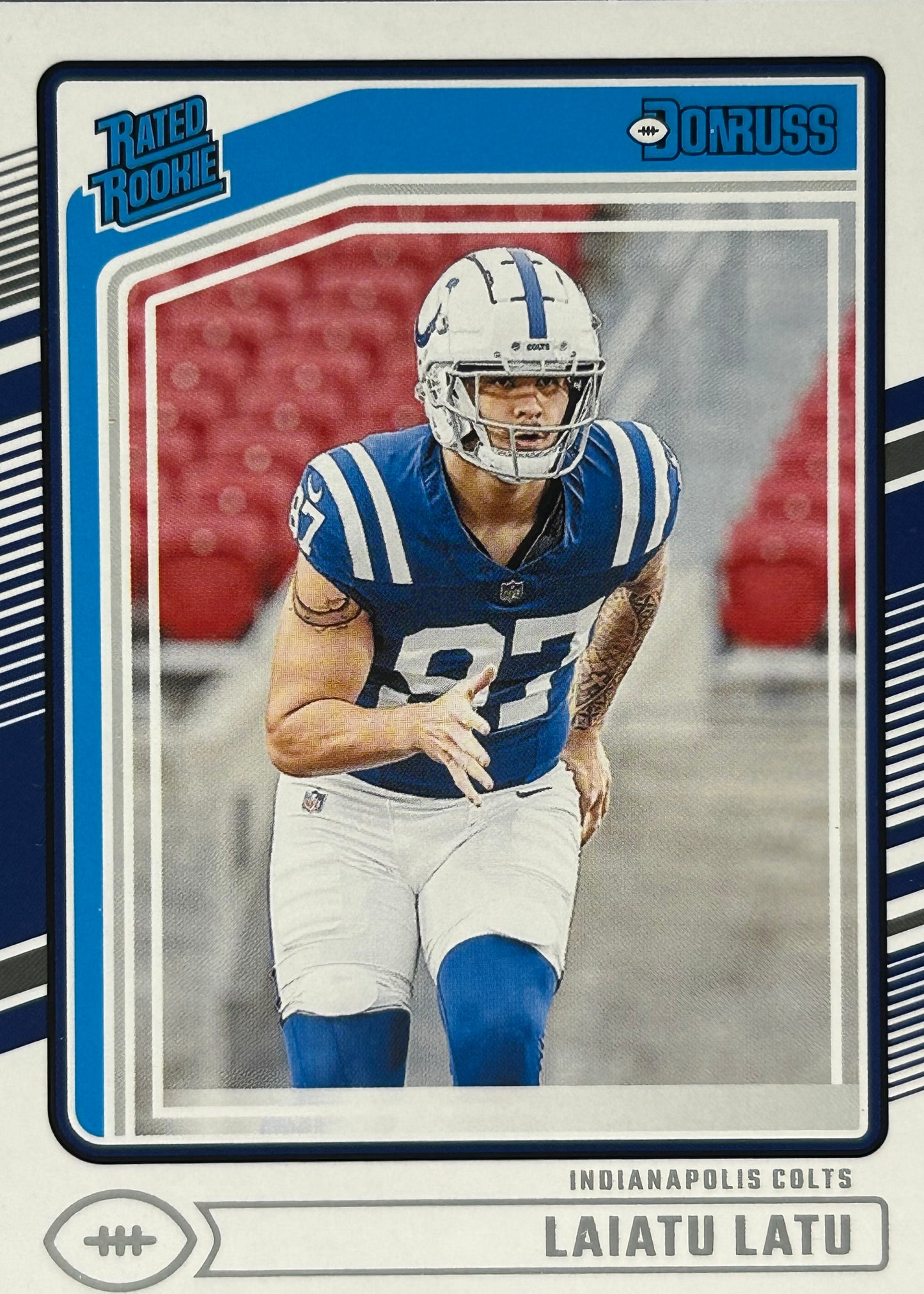 Laiatu Latu Donruss Rated Rookie Colts