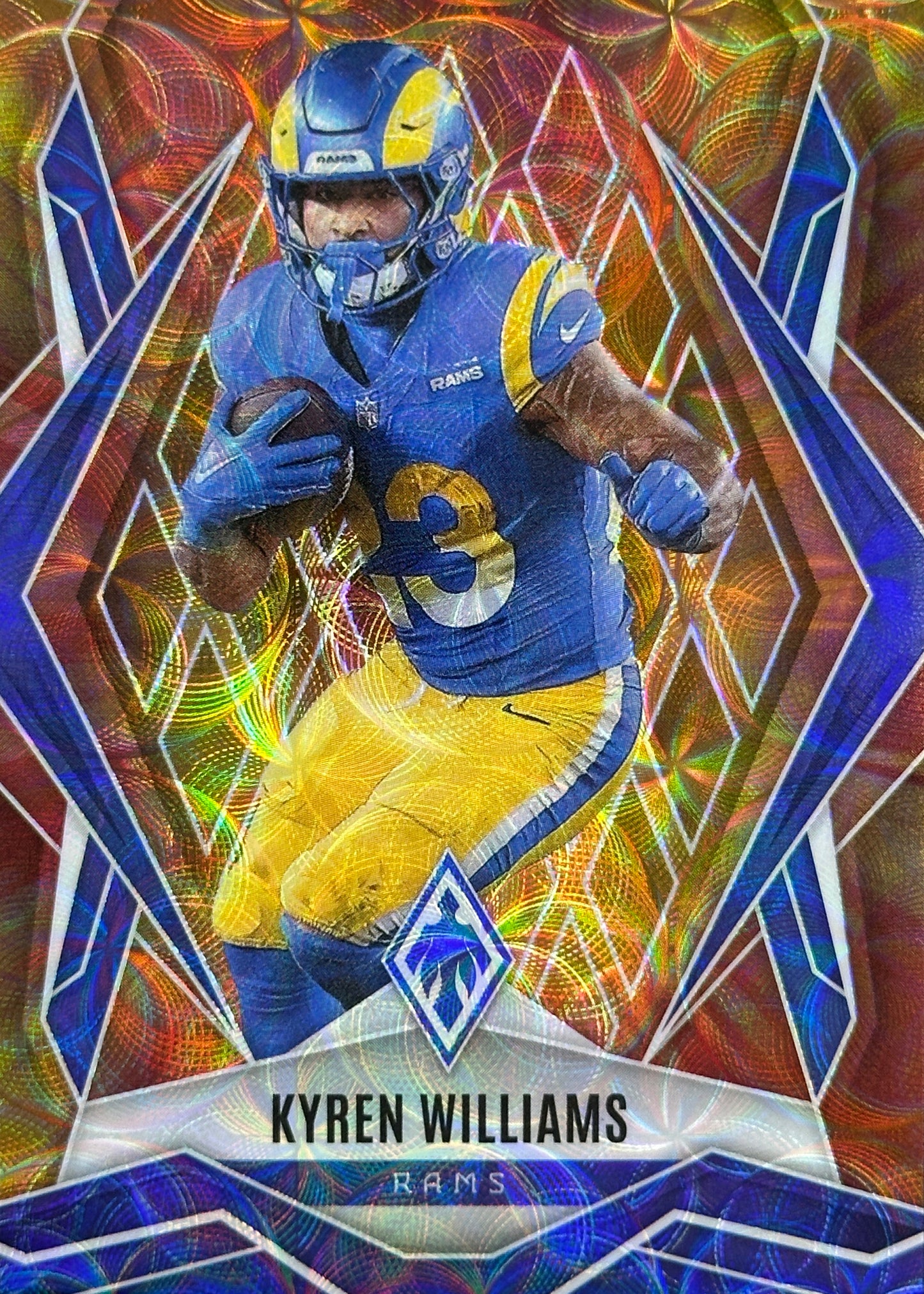 Kyren Williams Phoenix Fire Burst /350 Los Angeles Rams