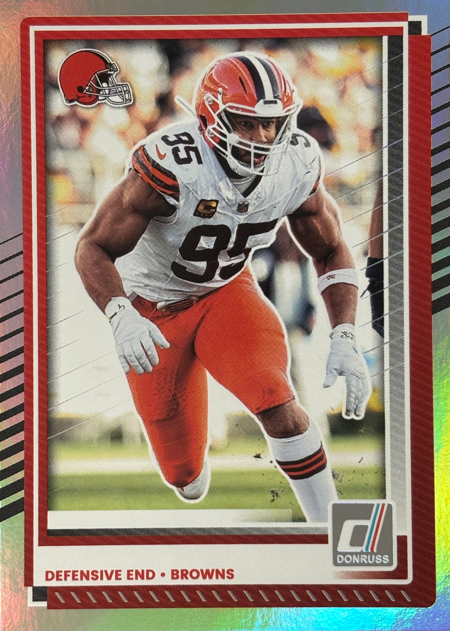 Myles Garrett Donruss No Name Browns