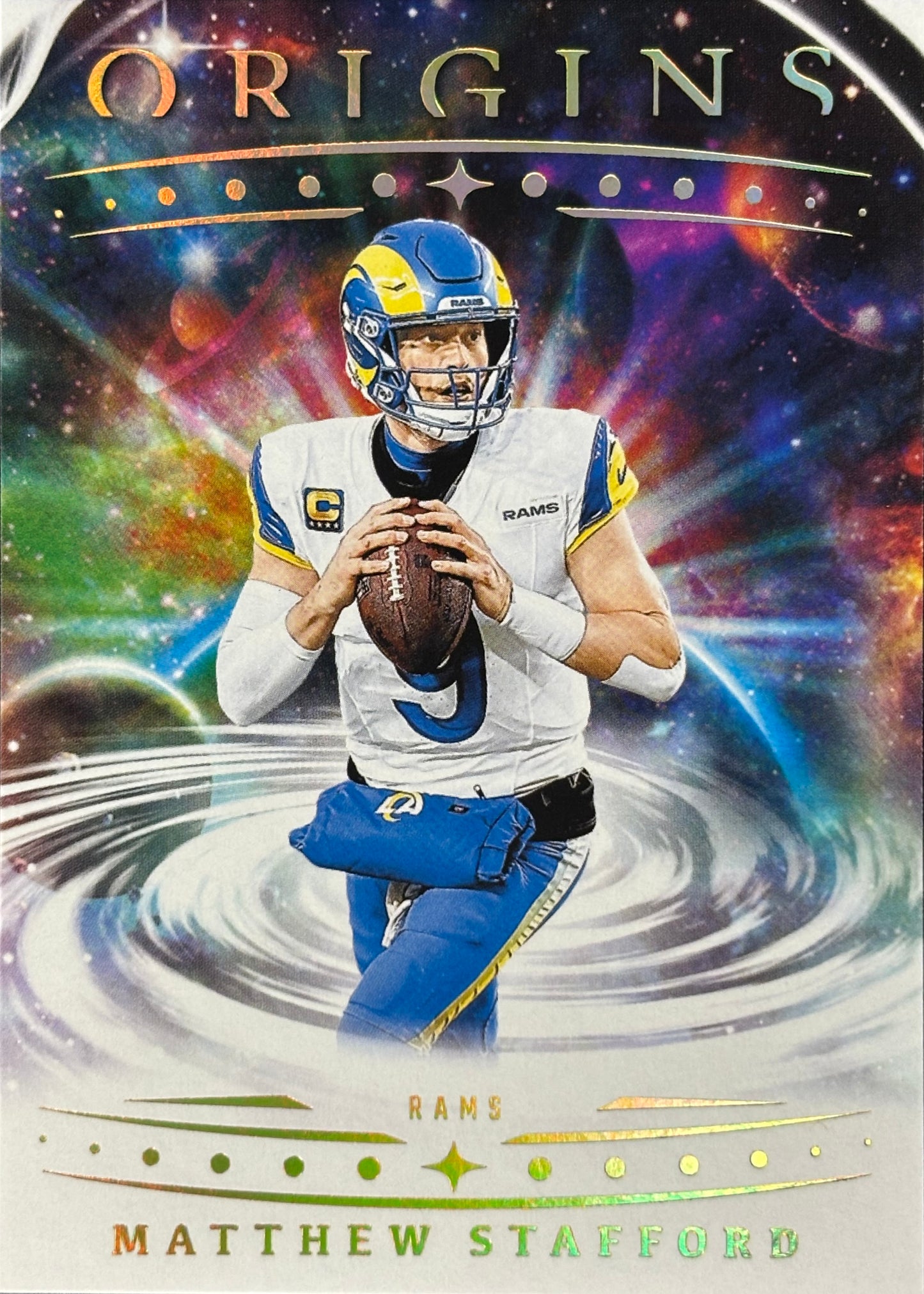 Matthew Stafford Origins Rams Sports Card