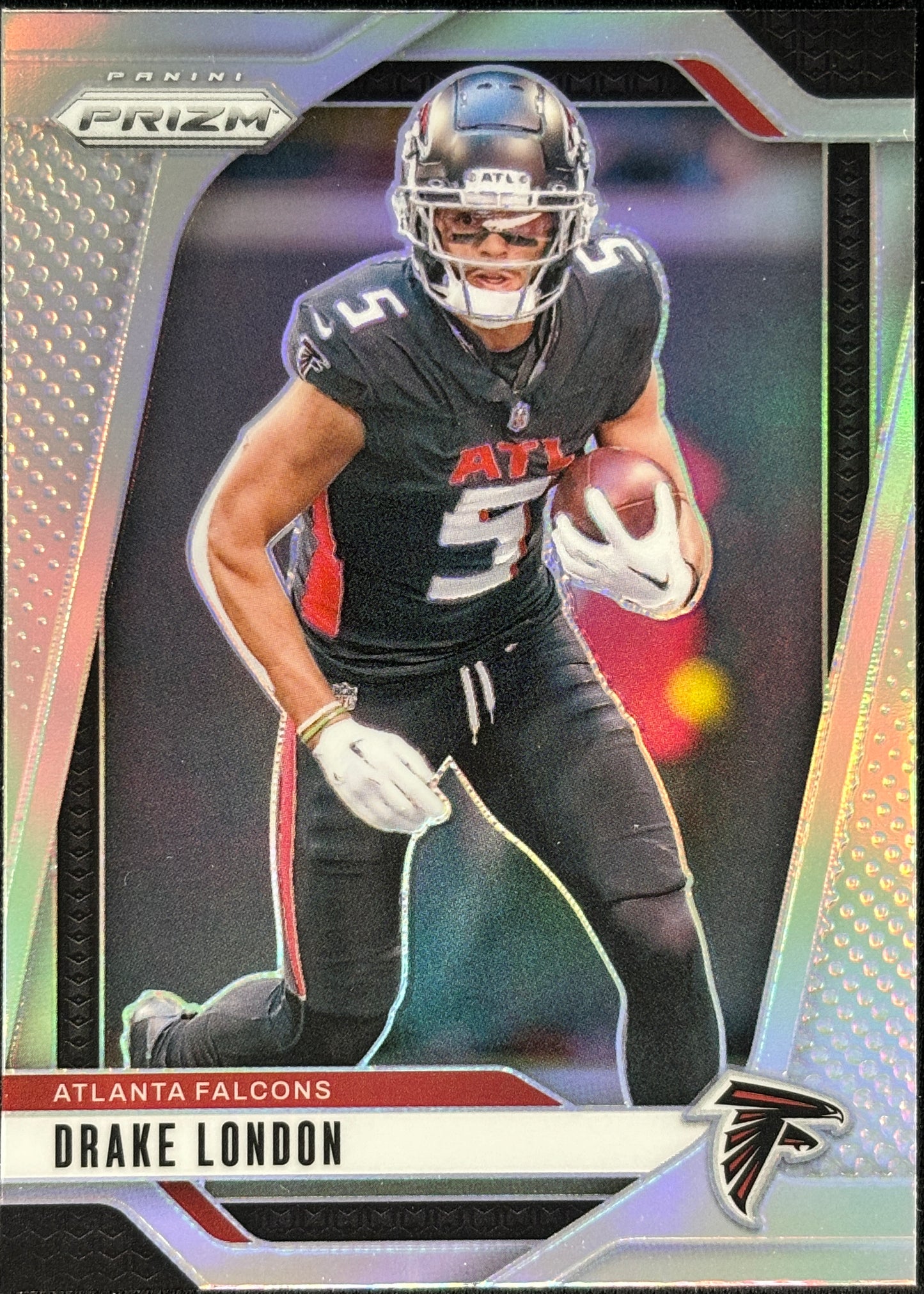 Drake London Prizm Silver Falcons