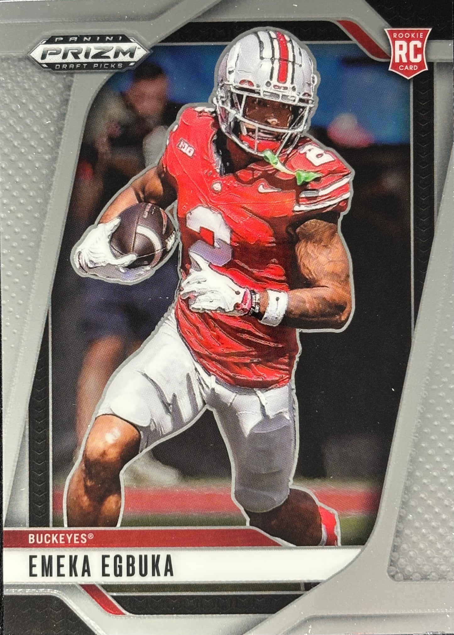 Emeka Egbuka Prizm Draft Rookie Buccaneers Sports Card