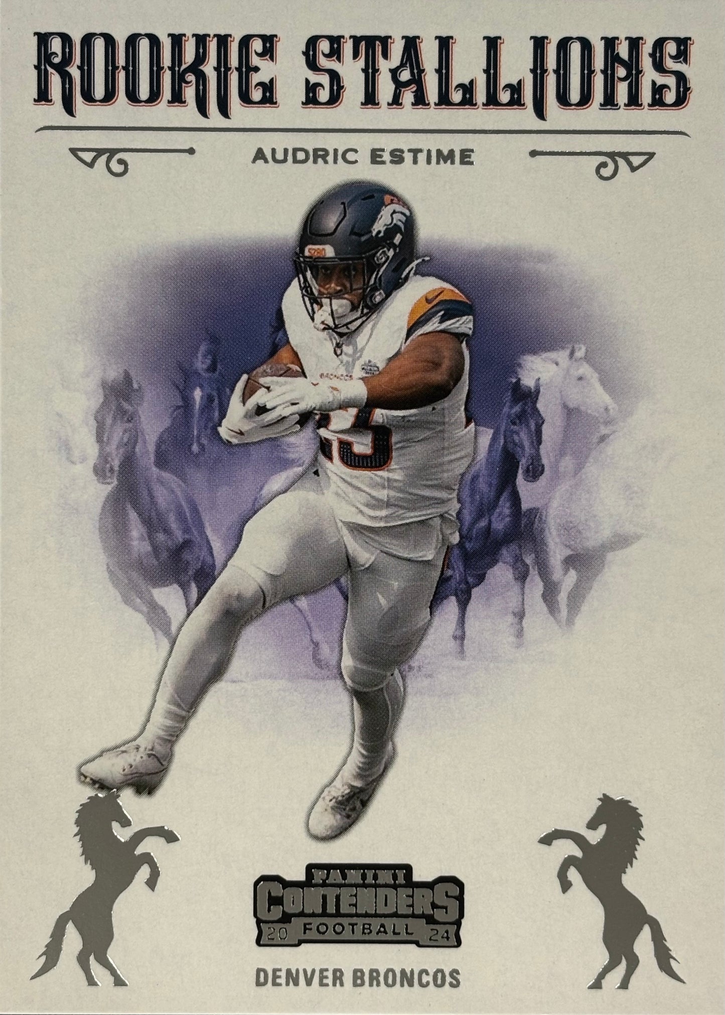 Audric Estime Rookie Stallions Broncos