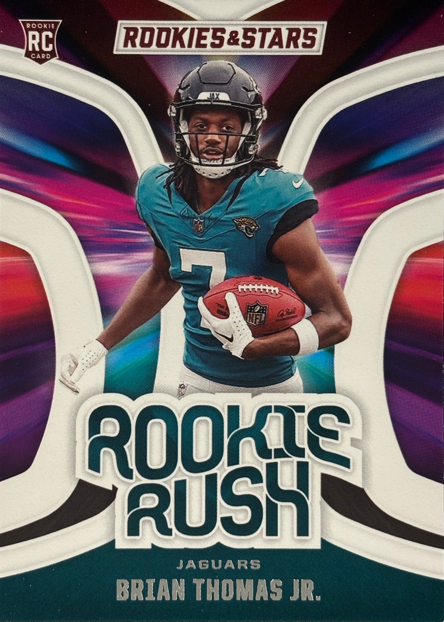 Brian Thomas Jr. Rookie Rush Jaguars Sports Card