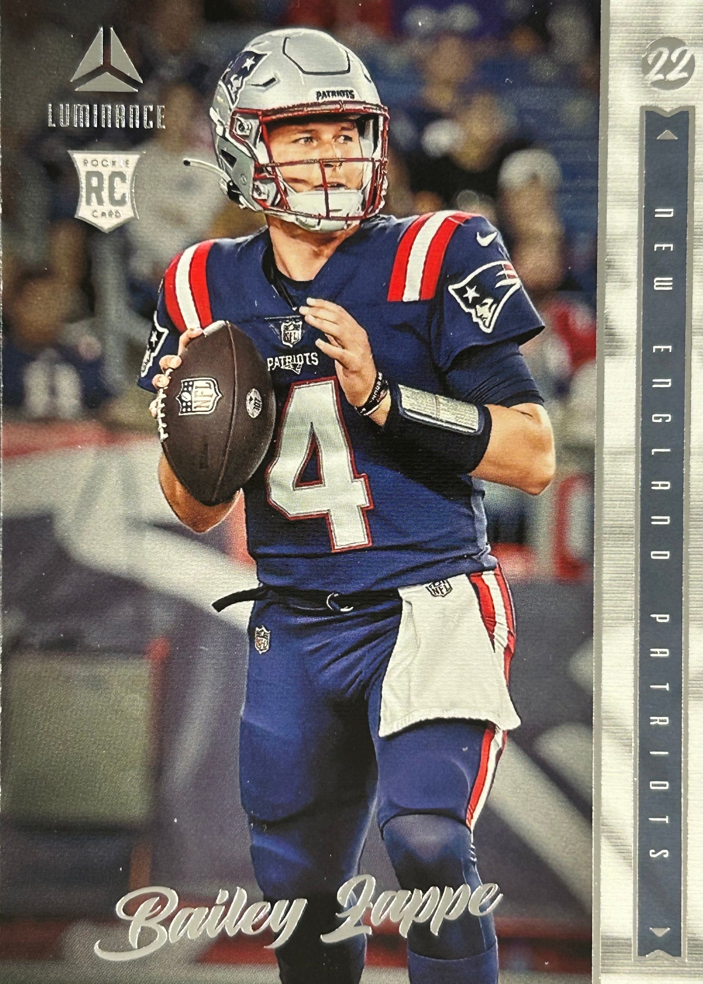 Bailey Zappe Luminance Rookie Patriots