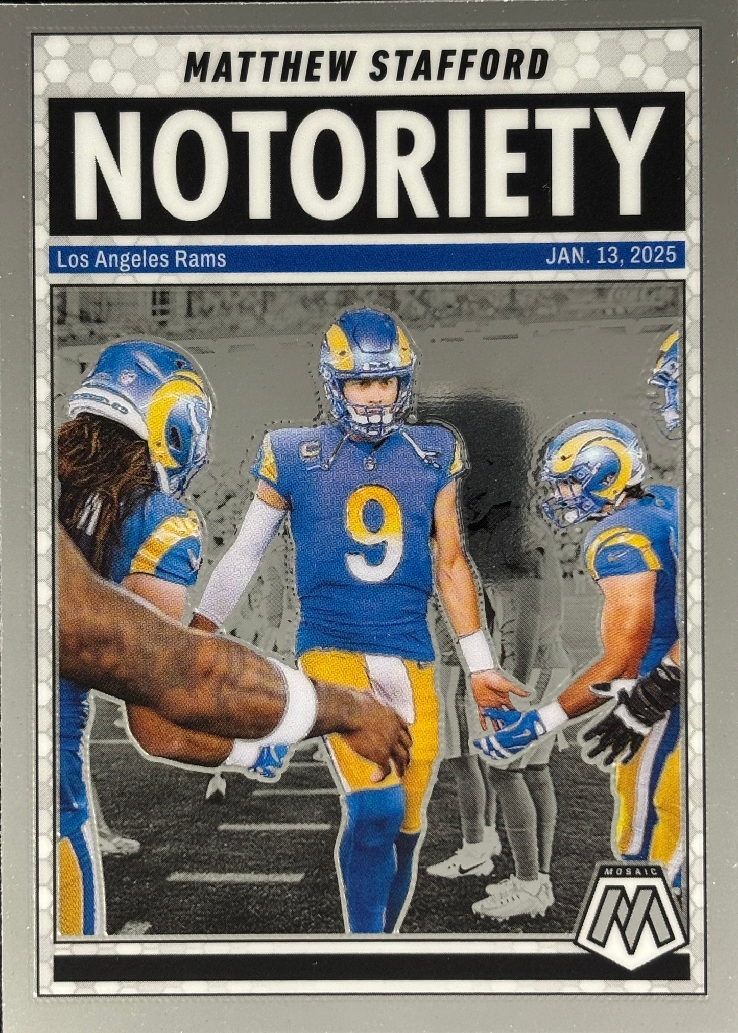 Matthew Stafford Mosaic Notoriety Rams