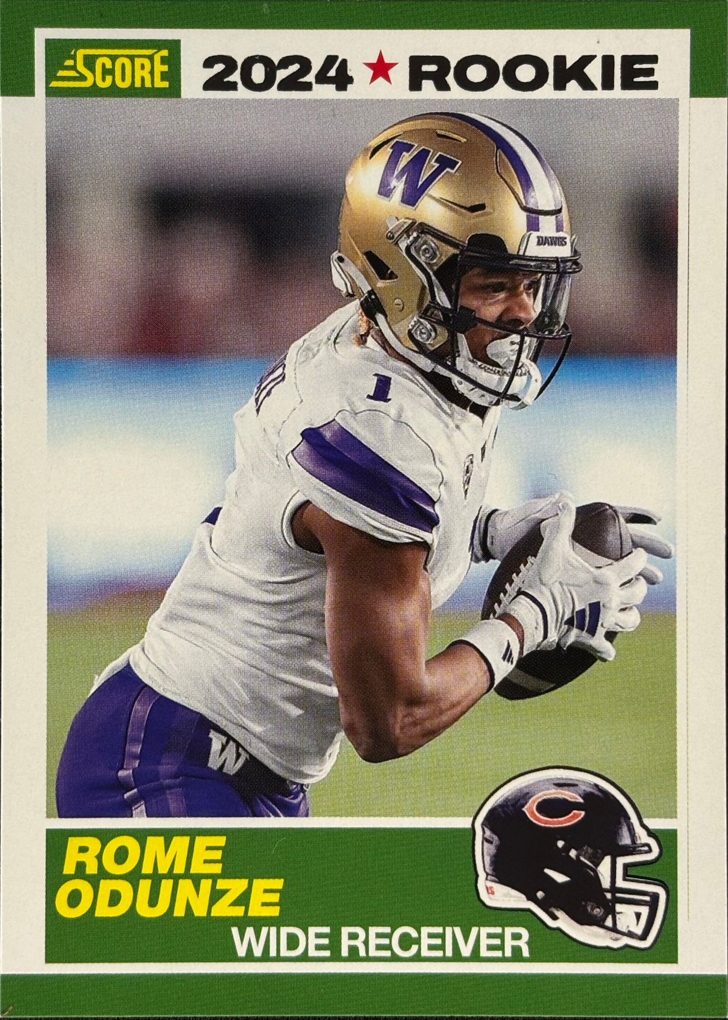 Rome Odunze Score 2024 Rookie Bears