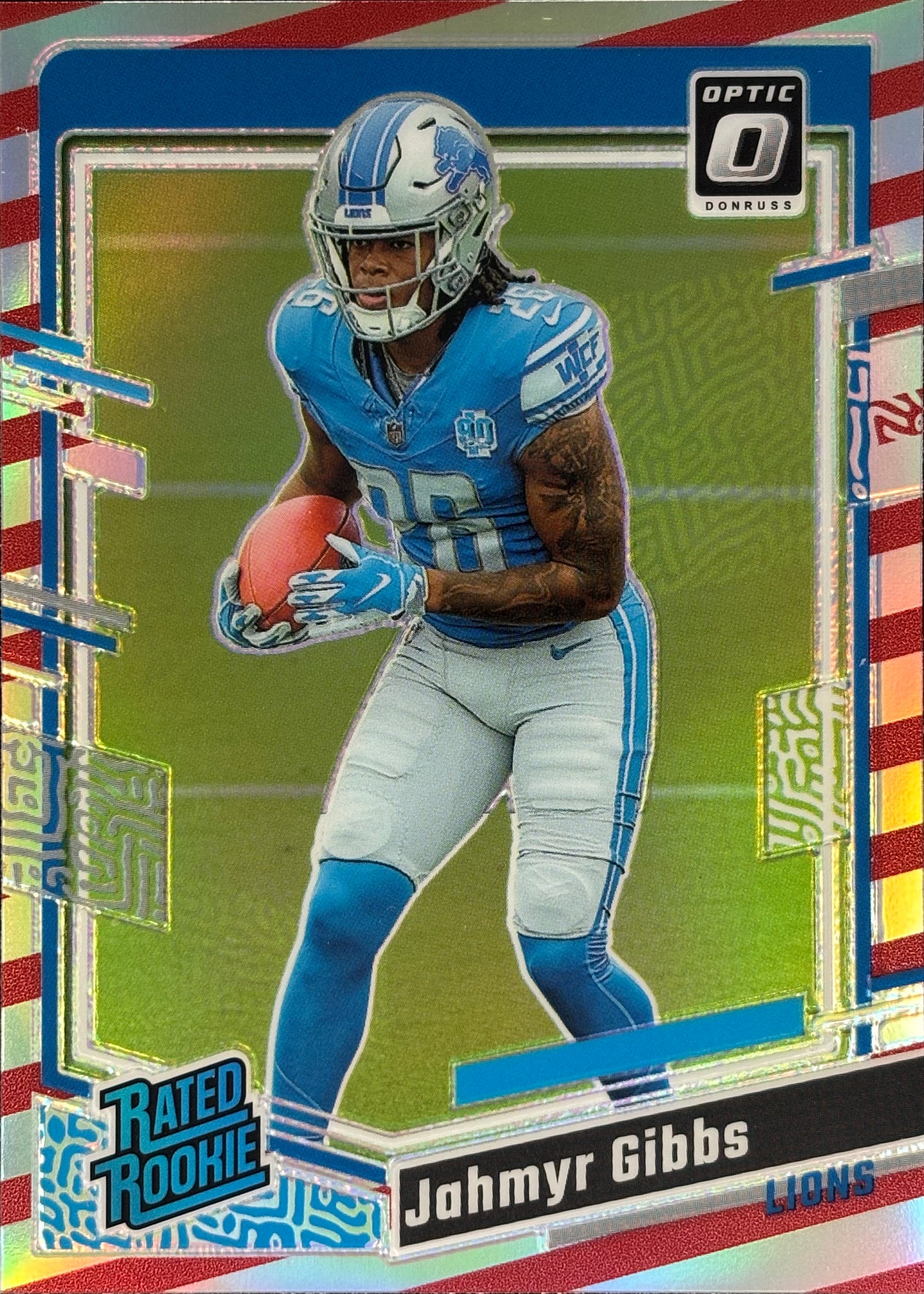 Jahmyr Gibbs Optic Freedom Rookie Lions