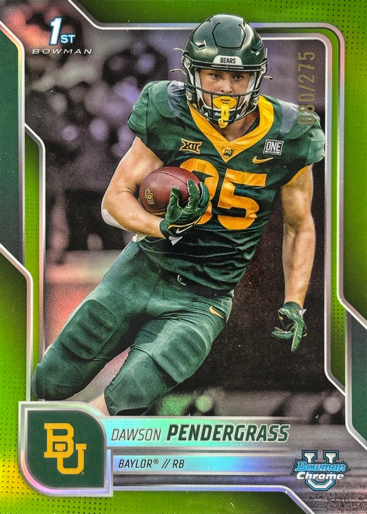 DAWSON PENDERGRASS Bowman U Chrome Lime /275