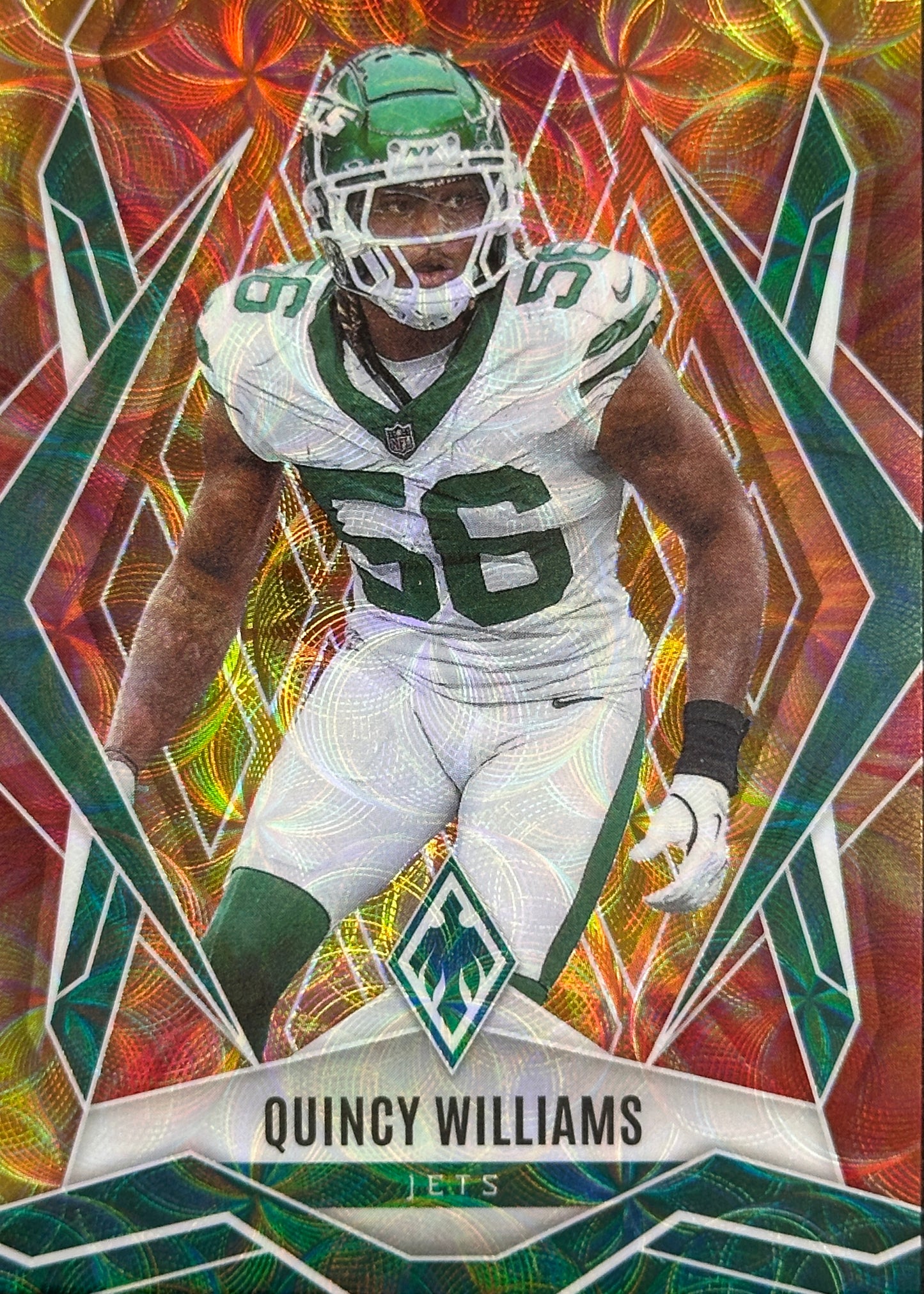 Quincy Williams Phoenix Fire Burst /350 New York Jets