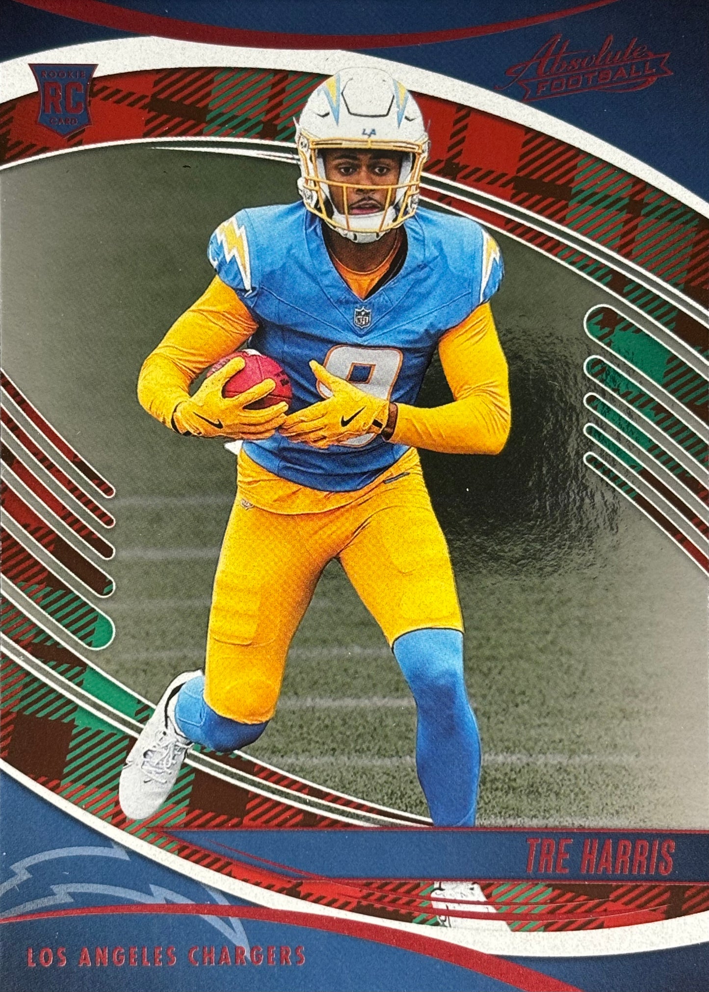 Tre Harris Absolute Holiday Rookie Chargers
