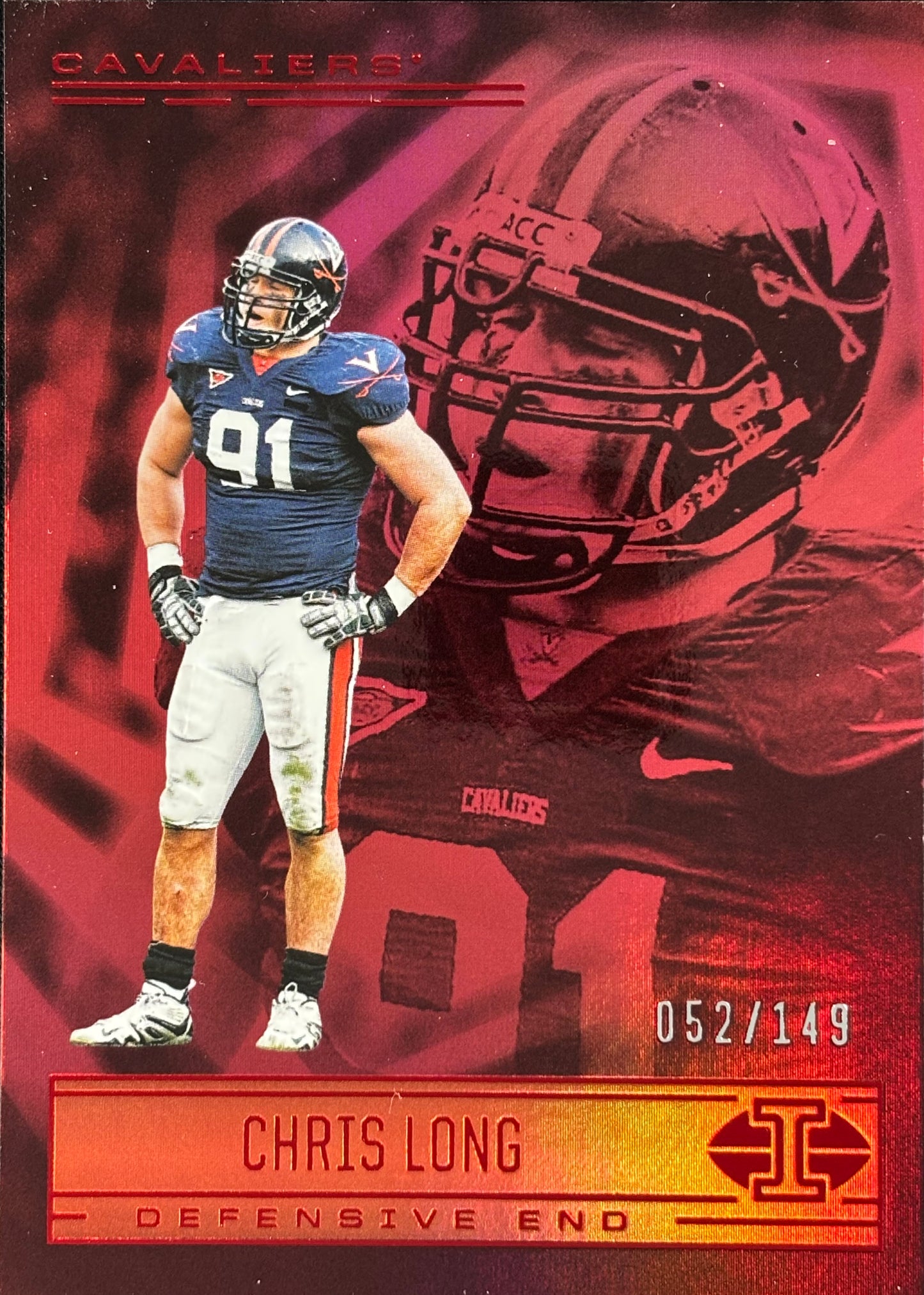 Chris Long Illusions Red /149 Rams