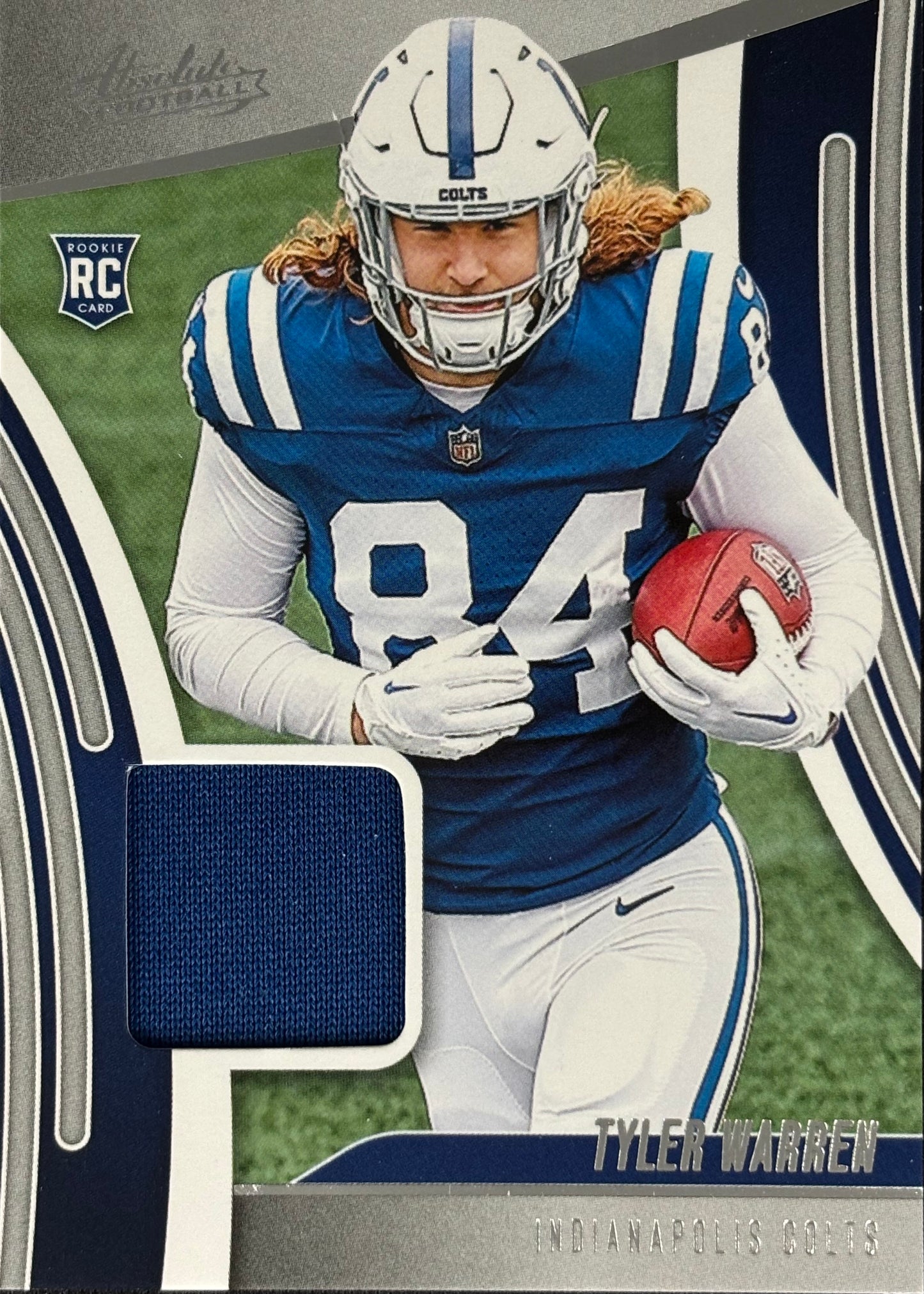 Tyler Warren Absolute Rookie Patch Colts Sports Card