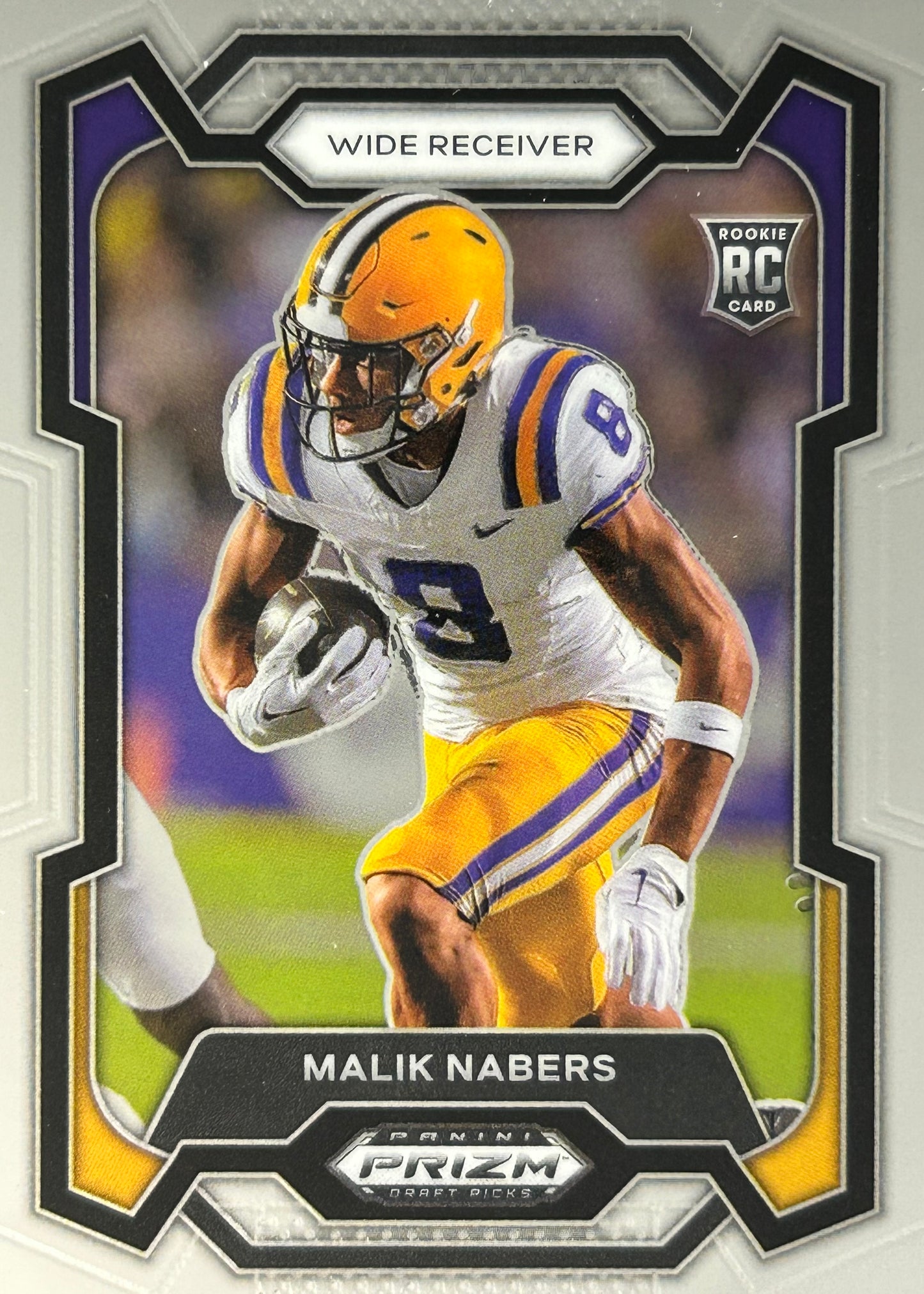 Malik Nabers Prizm Draft Rookie Giants