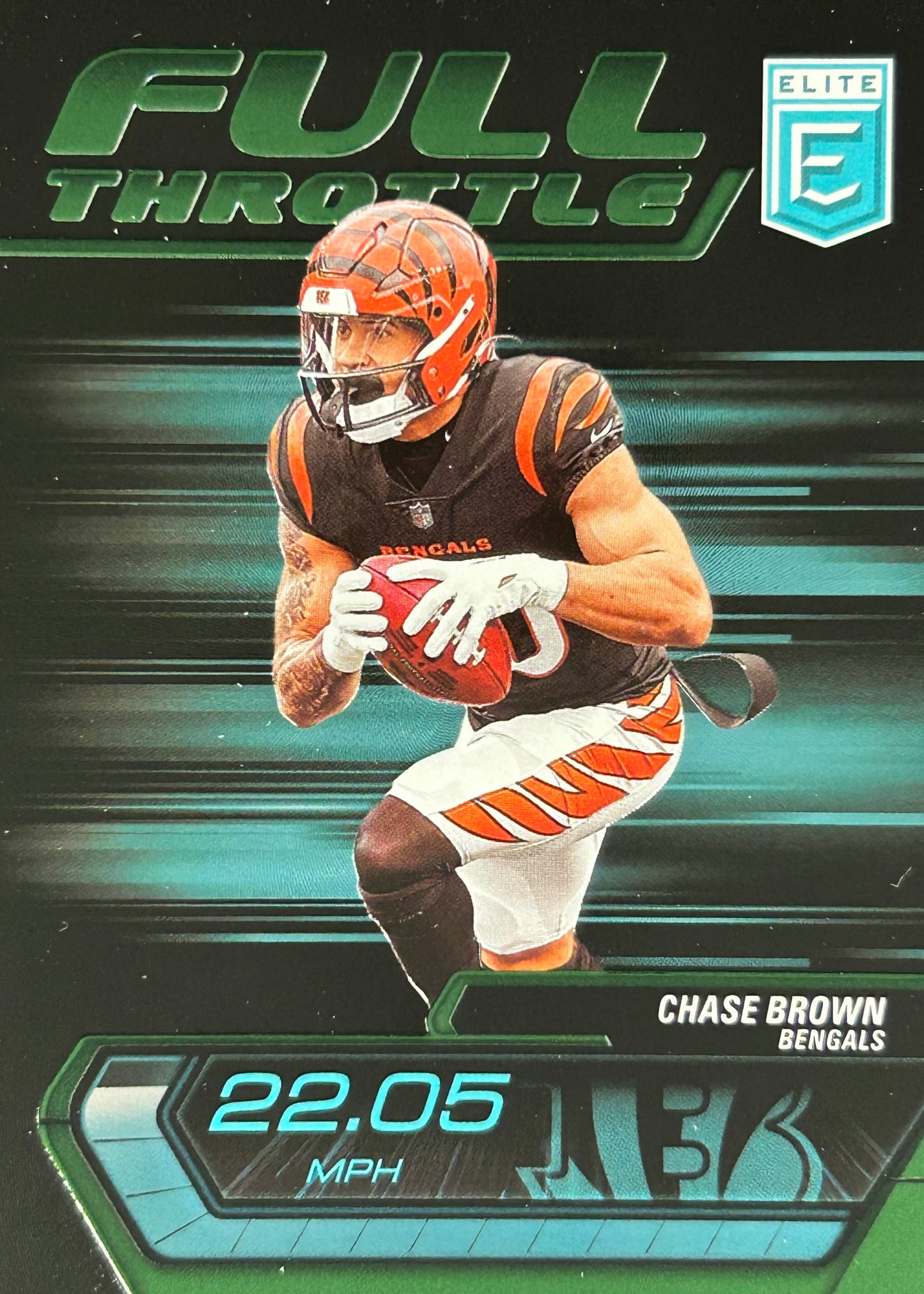 Chase Brown Full Throttle Bengals Sports Card