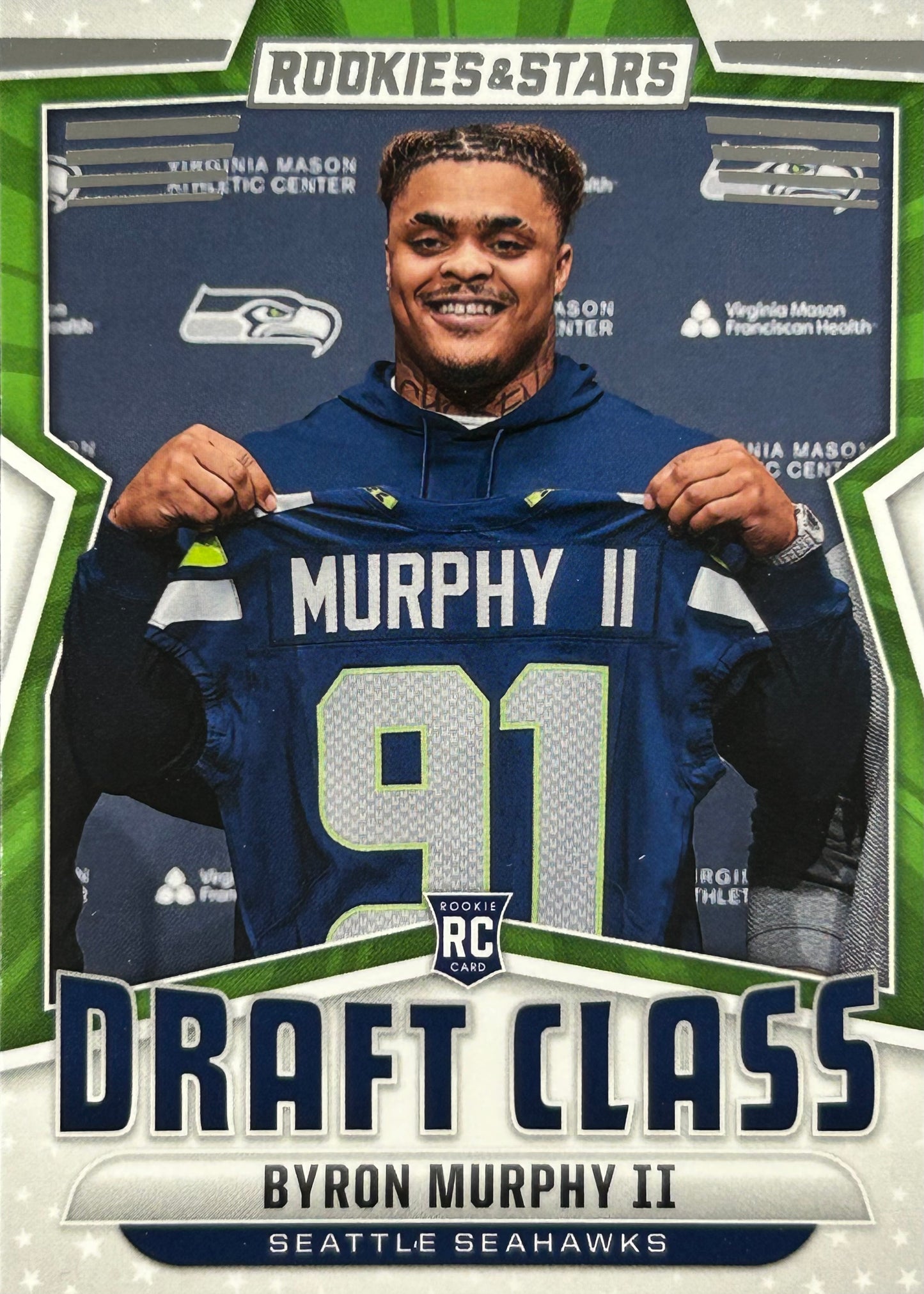 Byron Murphy Draft Class Rookie Seahawks Sports Card