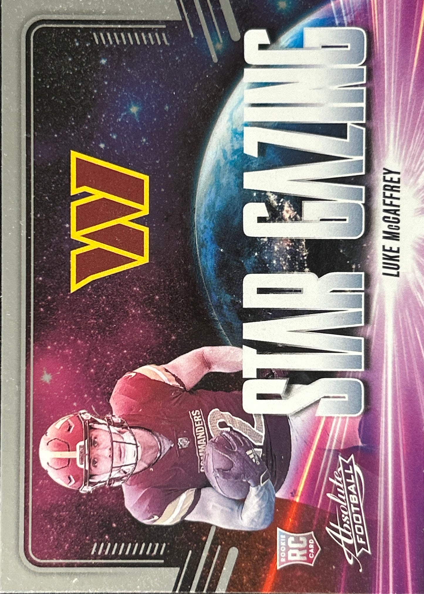 Luke McCaffrey Star Gazing Rookie Commanders
