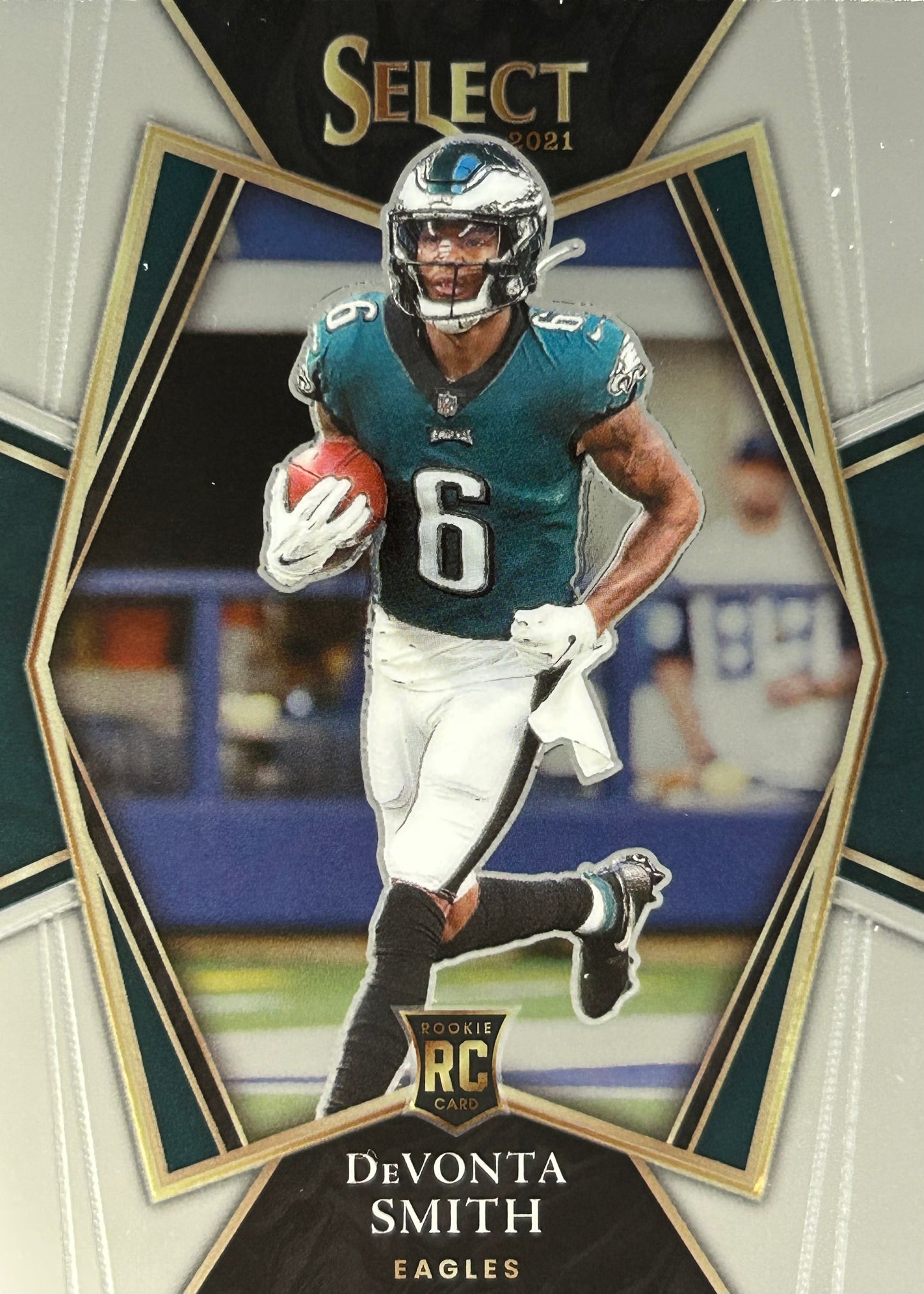 Devonta Smith Select Premier Level Rookie Eagles