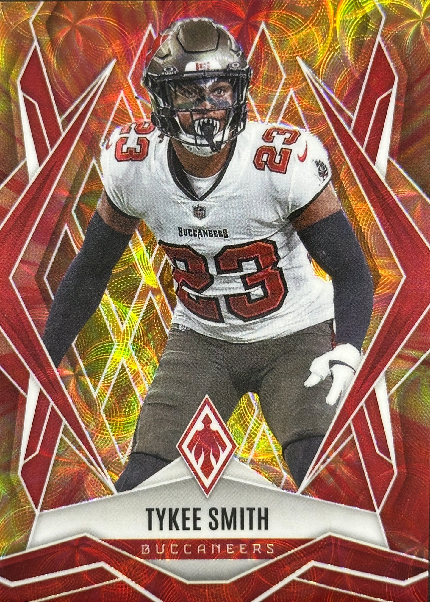 Tykee Smith Phoenix Fire Burst /350 Tampa Bay Buccaneers
