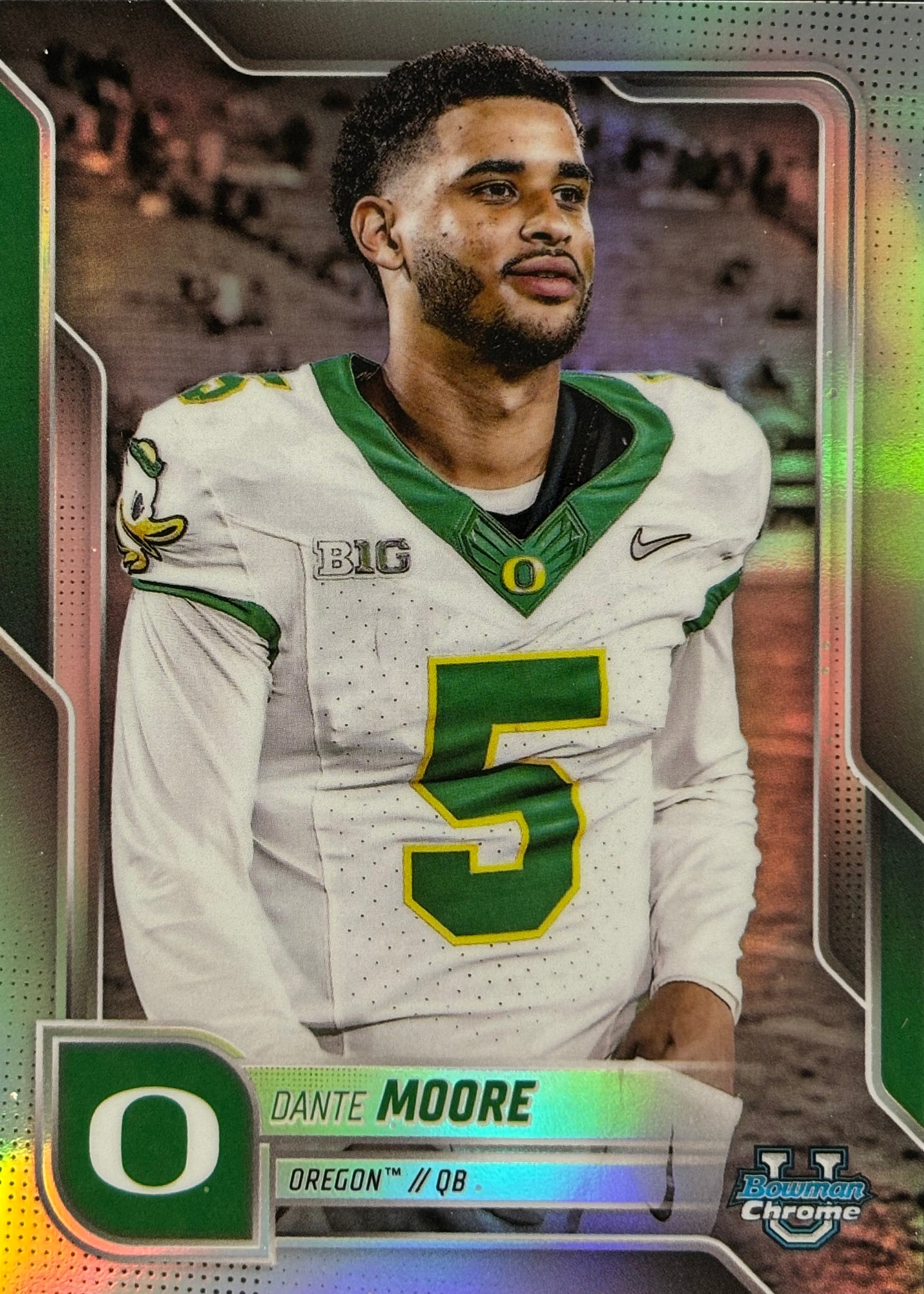 Dante Moore Bowman U Chrome Photo Variation